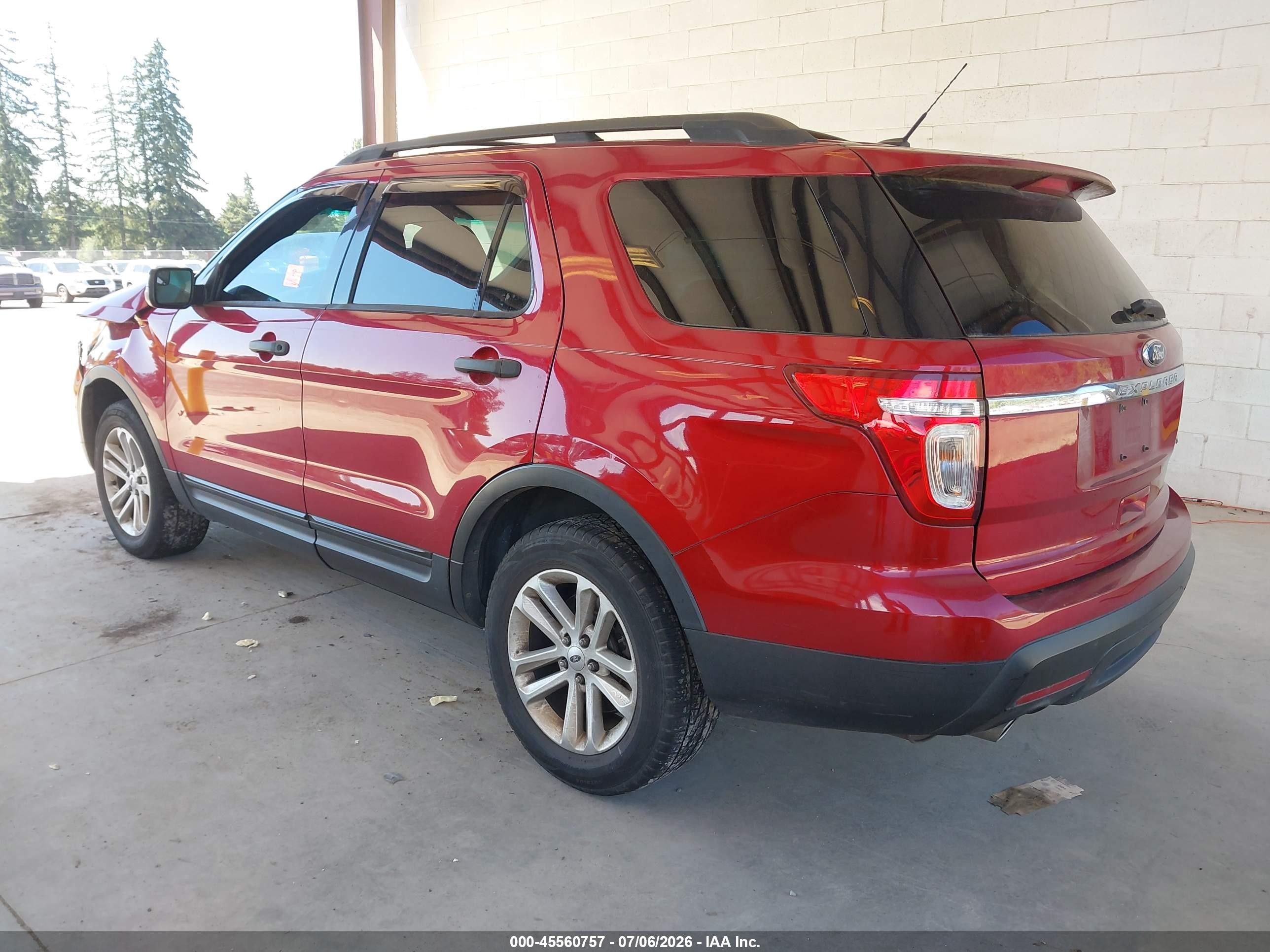 2015 Ford Explorer   Red vin: 1FM5K7B88FGC04780