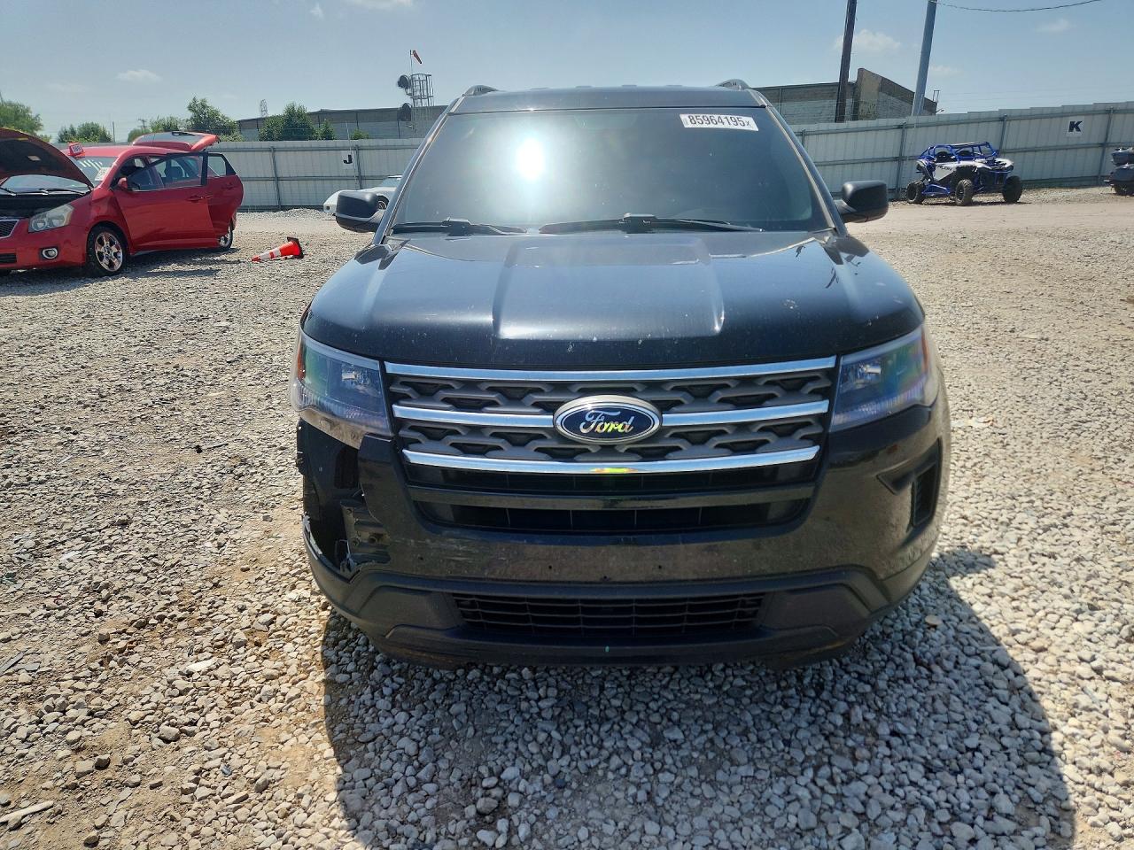 2018 Ford Explorer Black vin: 1FM5K7B88JGC67483