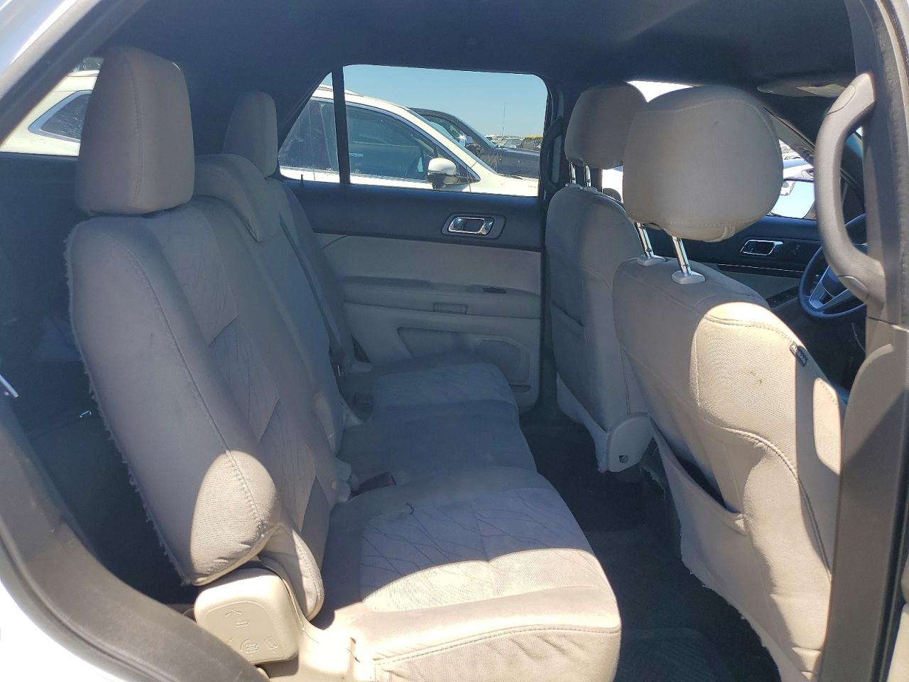 2013 Ford Explorer White vin: 1FM5K7B89DGA67829
