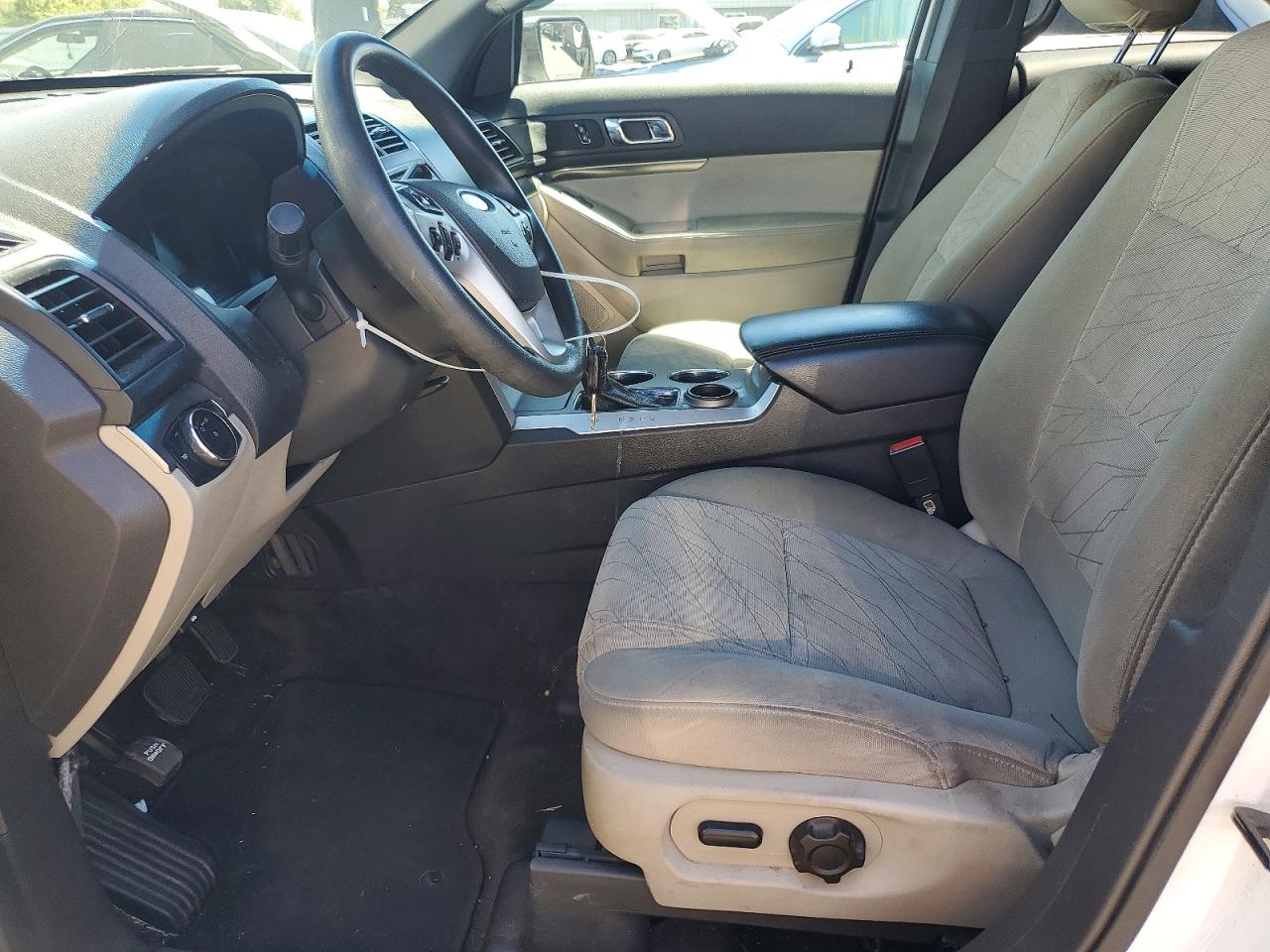 2013 Ford Explorer White vin: 1FM5K7B89DGA67829