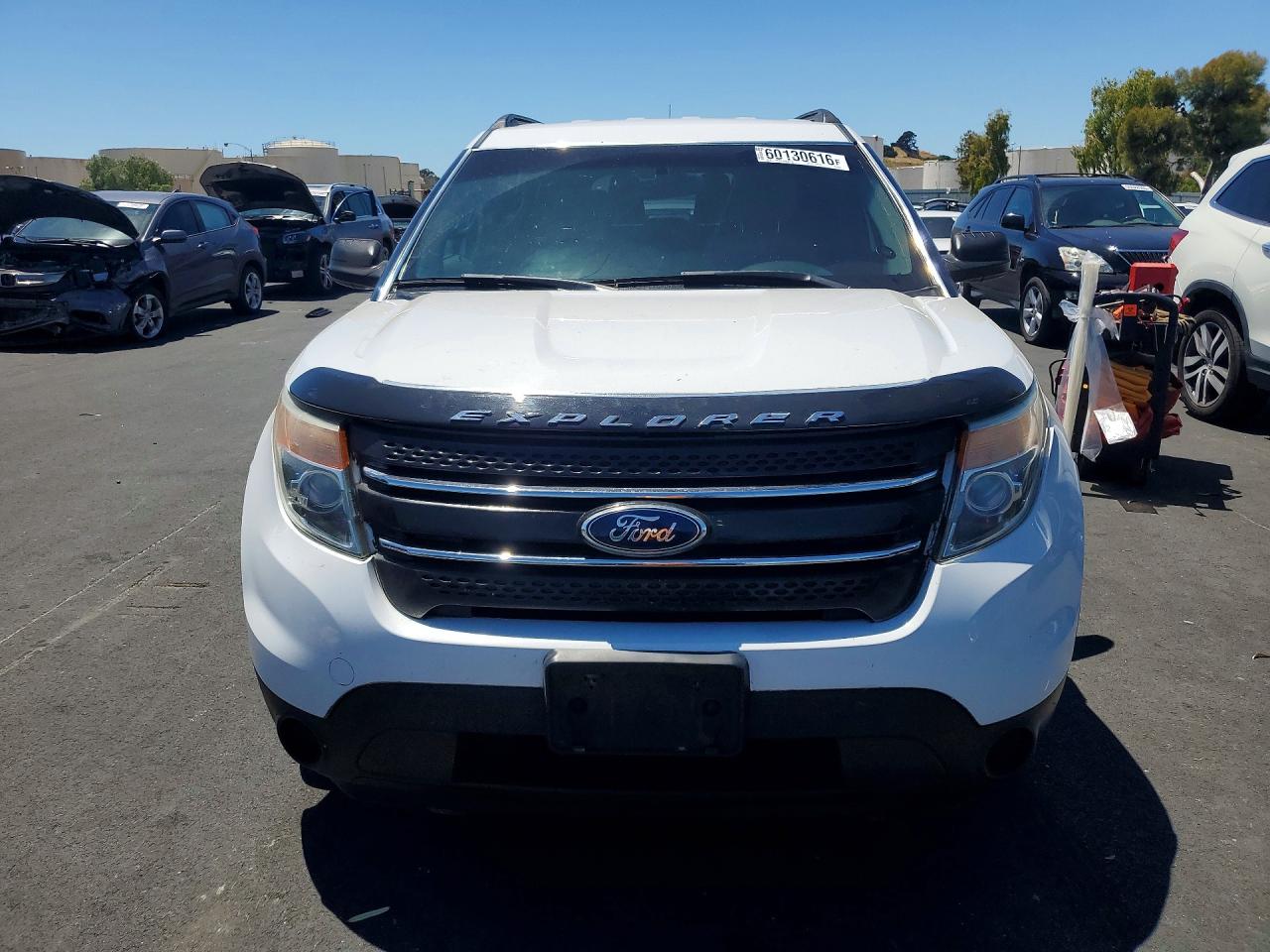 2013 Ford Explorer White vin: 1FM5K7B89DGA67829