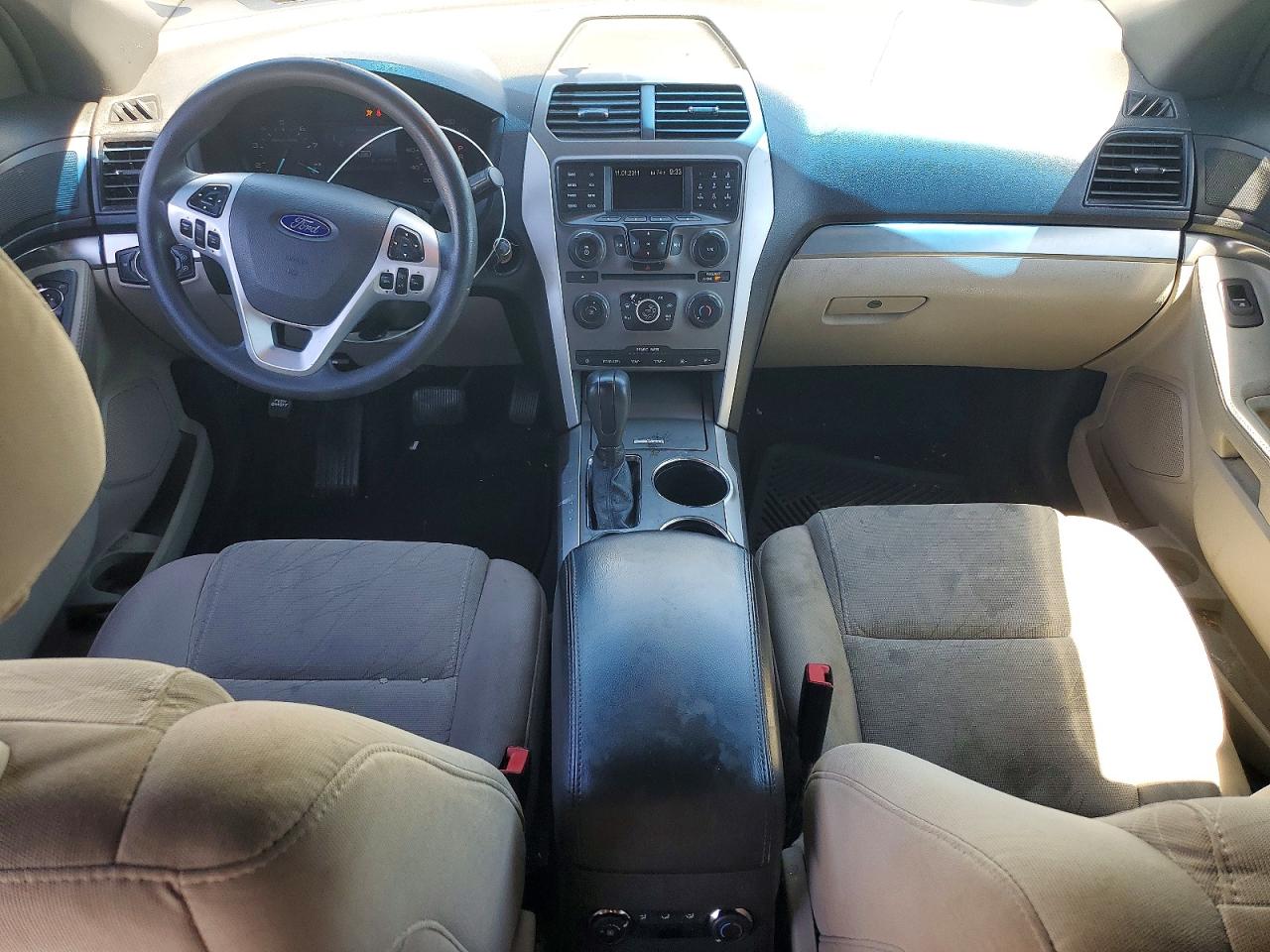 2013 Ford Explorer White vin: 1FM5K7B89DGA67829