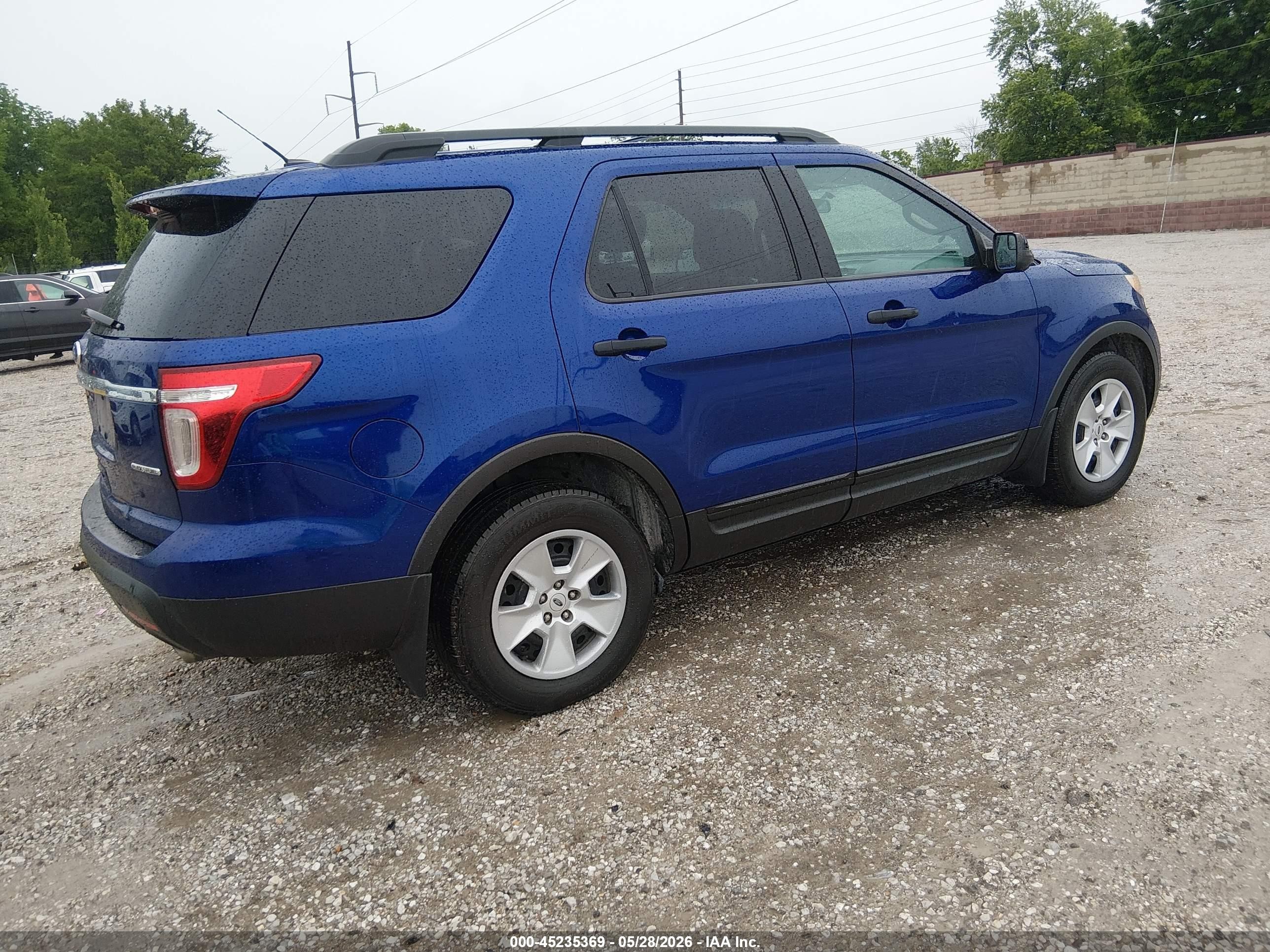 2013 Ford Explorer Синий vin: 1FM5K7B89DGC80098