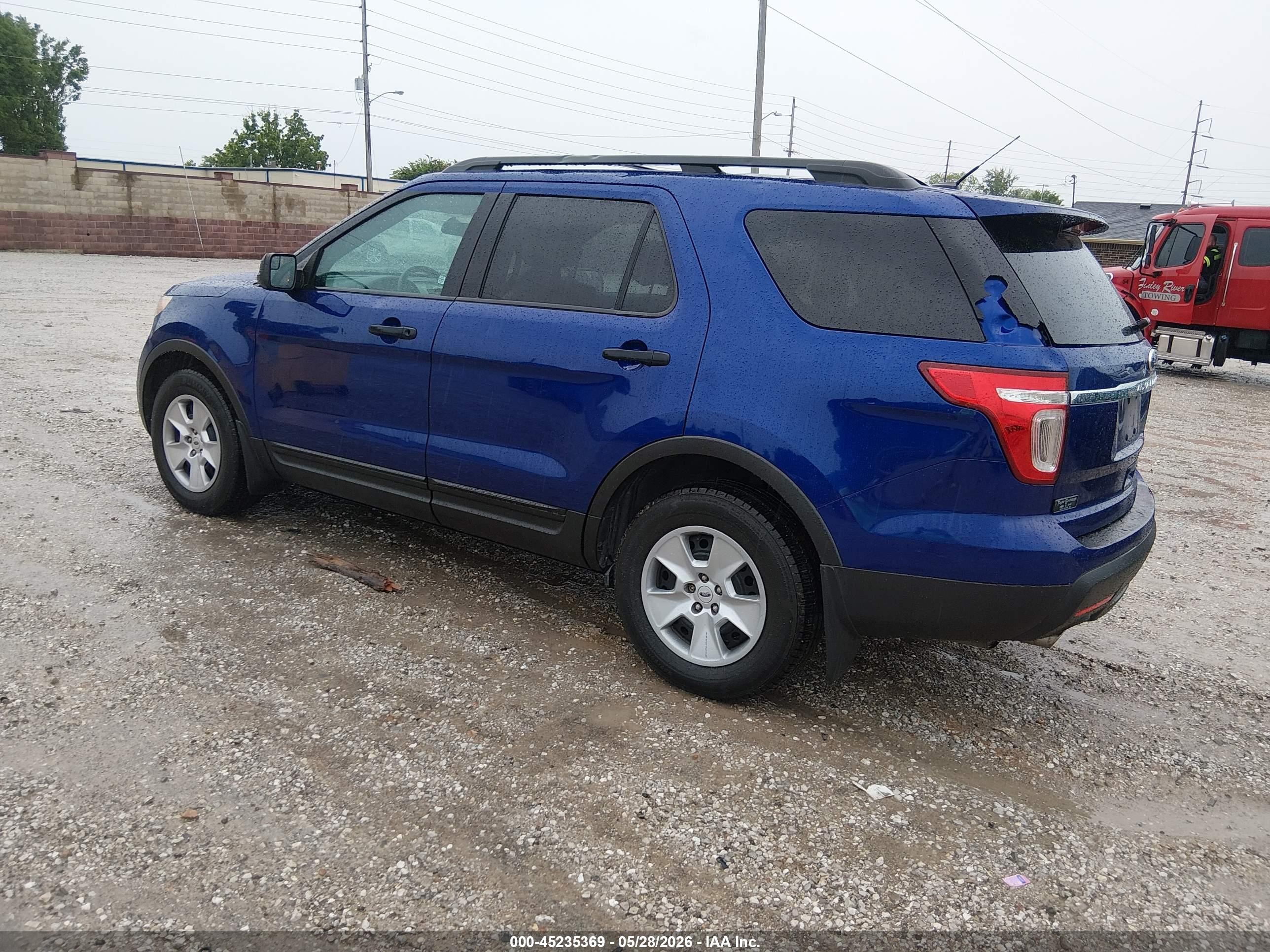 2013 Ford Explorer Синий vin: 1FM5K7B89DGC80098