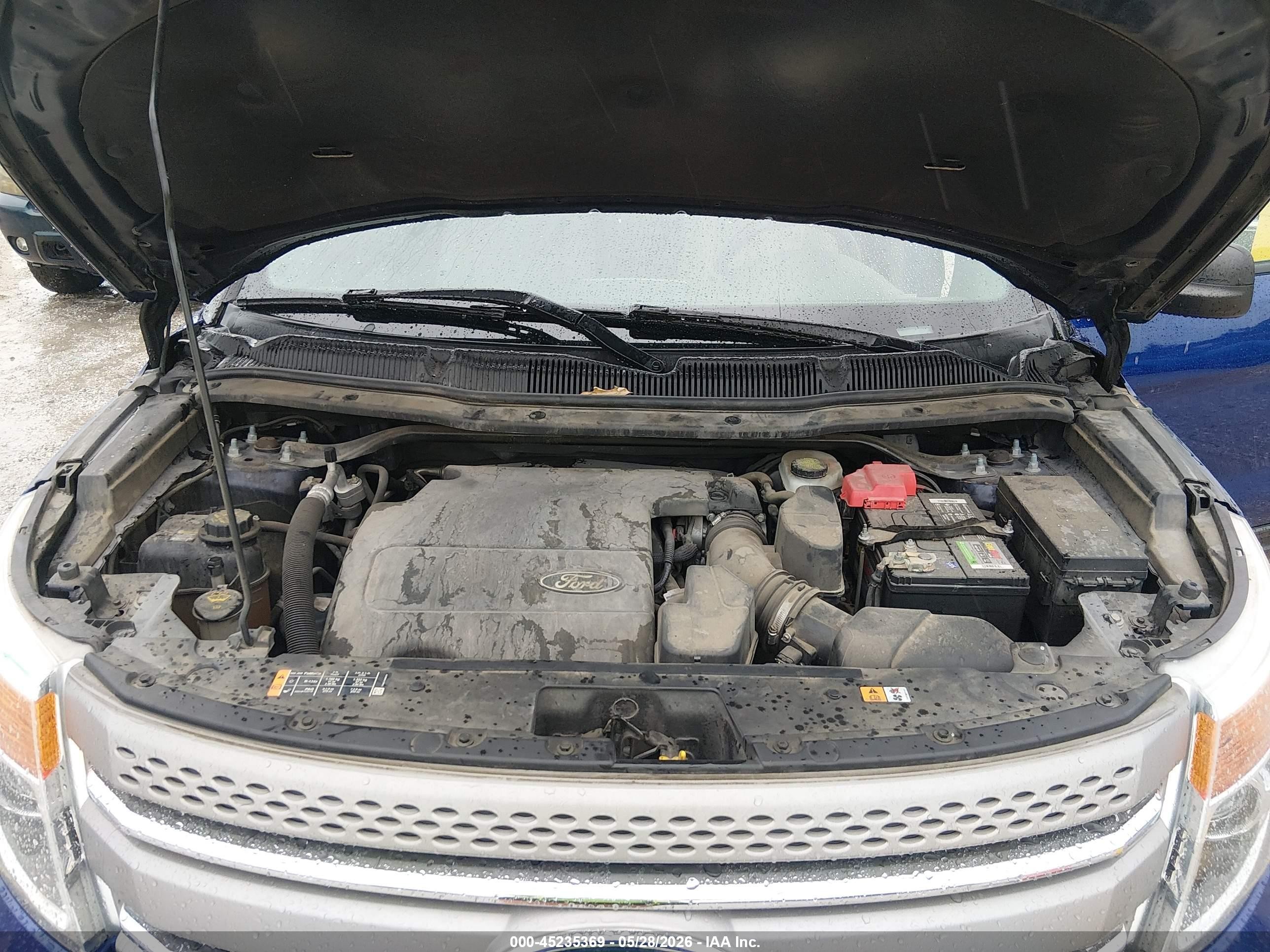 2013 Ford Explorer Синий vin: 1FM5K7B89DGC80098
