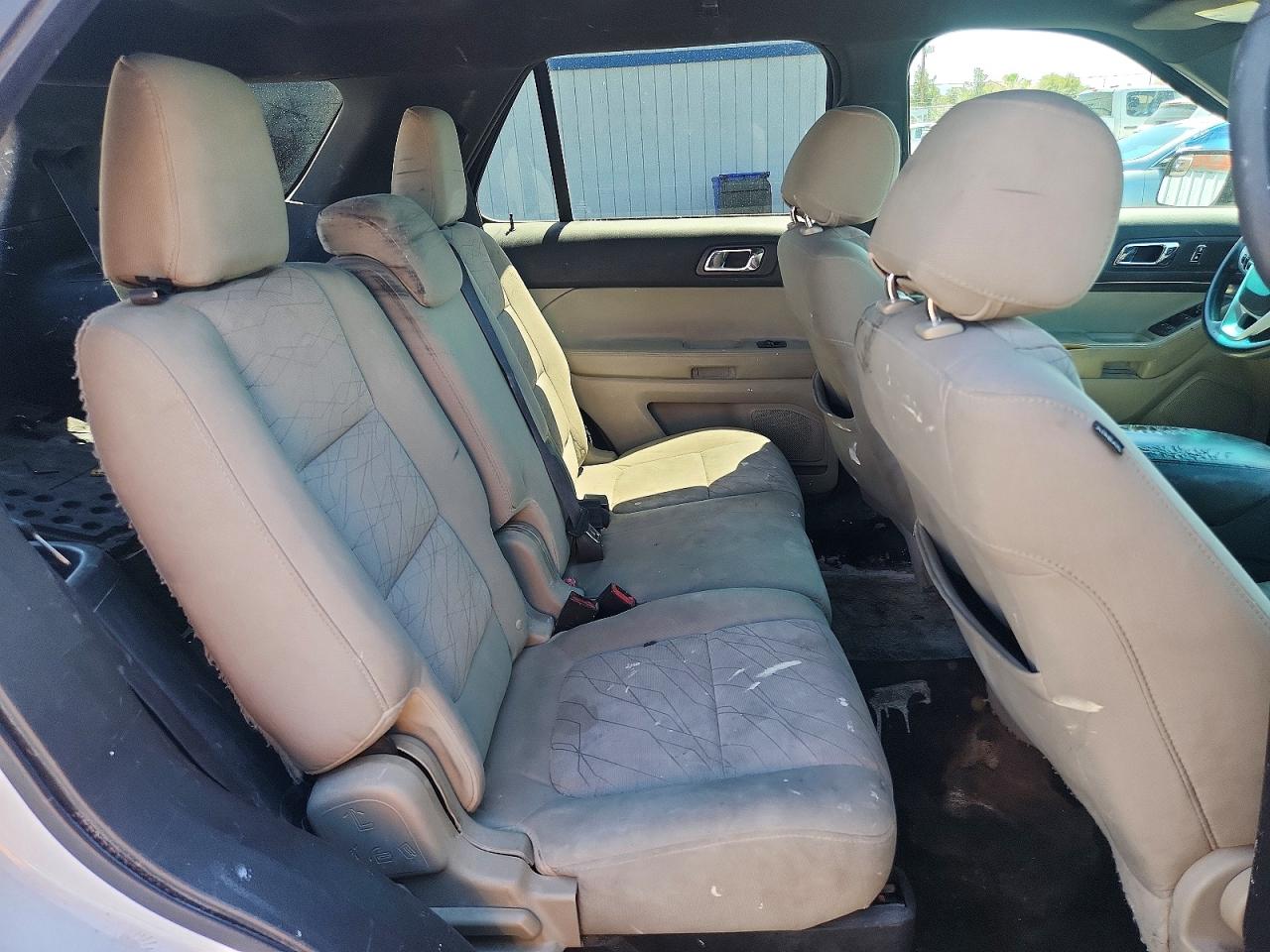 2014 Ford Explorer White vin: 1FM5K7B89EGA27946