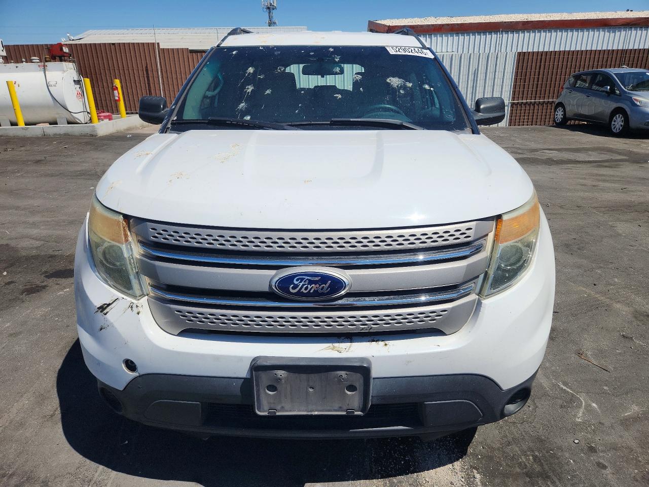 2014 Ford Explorer White vin: 1FM5K7B89EGA27946