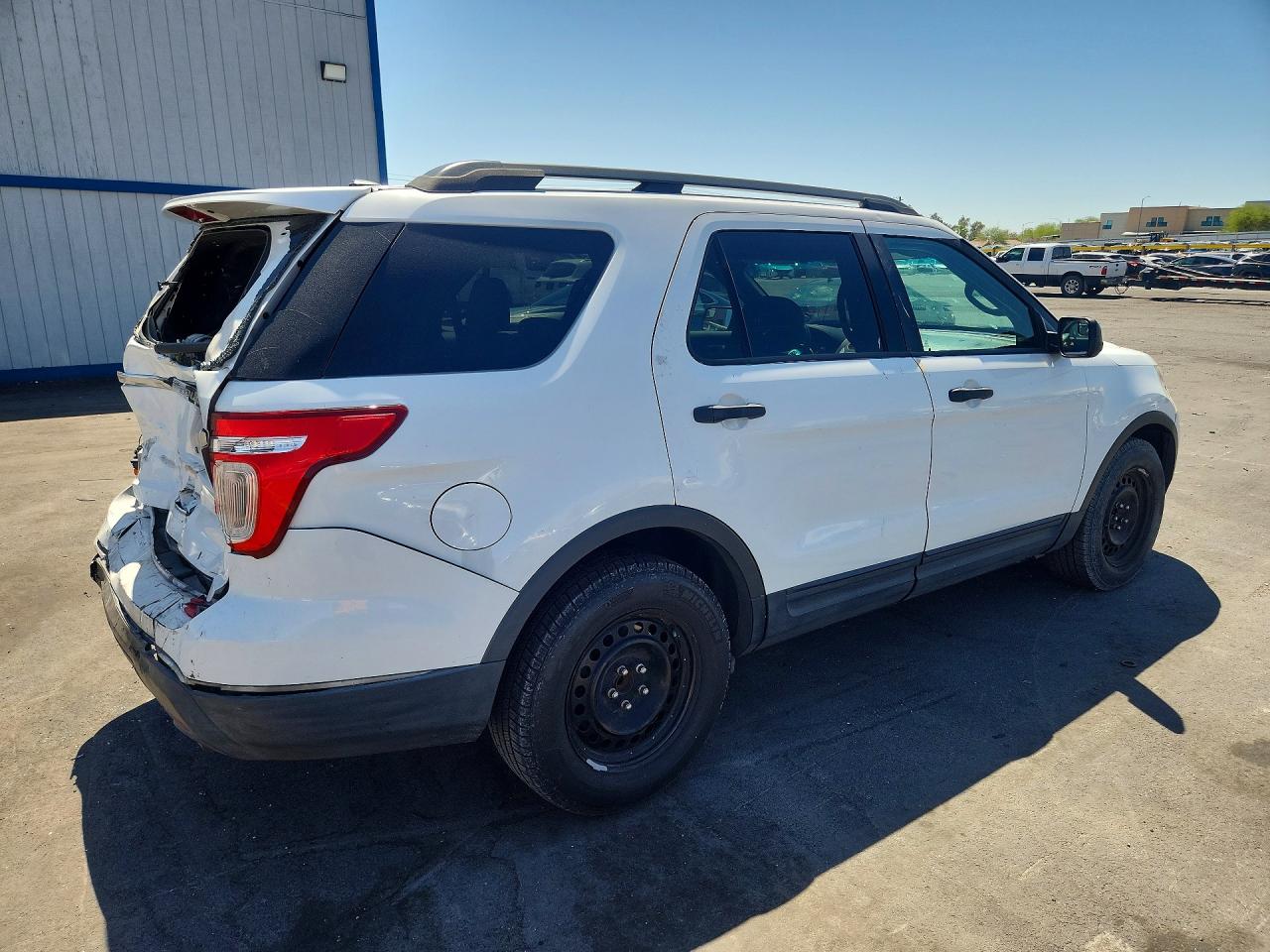 2014 Ford Explorer White vin: 1FM5K7B89EGA27946