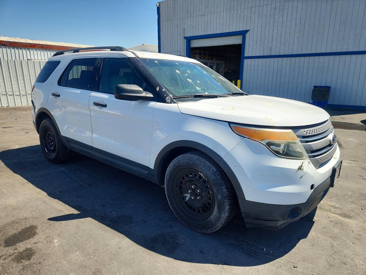 2014 Ford Explorer White vin: 1FM5K7B89EGA27946