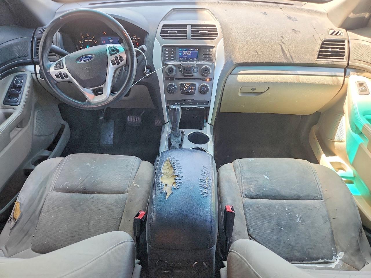 2014 Ford Explorer White vin: 1FM5K7B89EGA27946