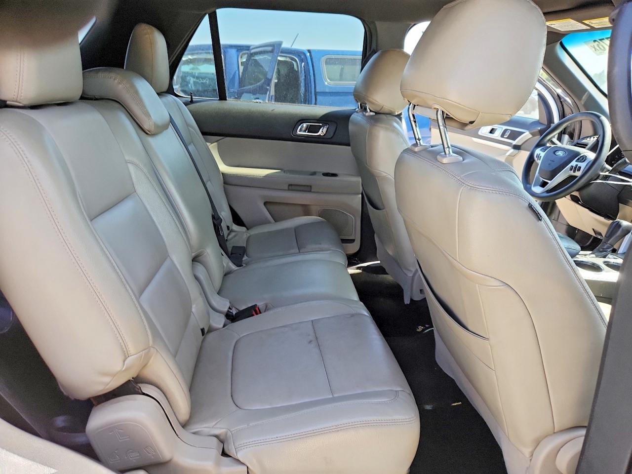 2014 Ford Explorer White vin: 1FM5K7B89EGA43211