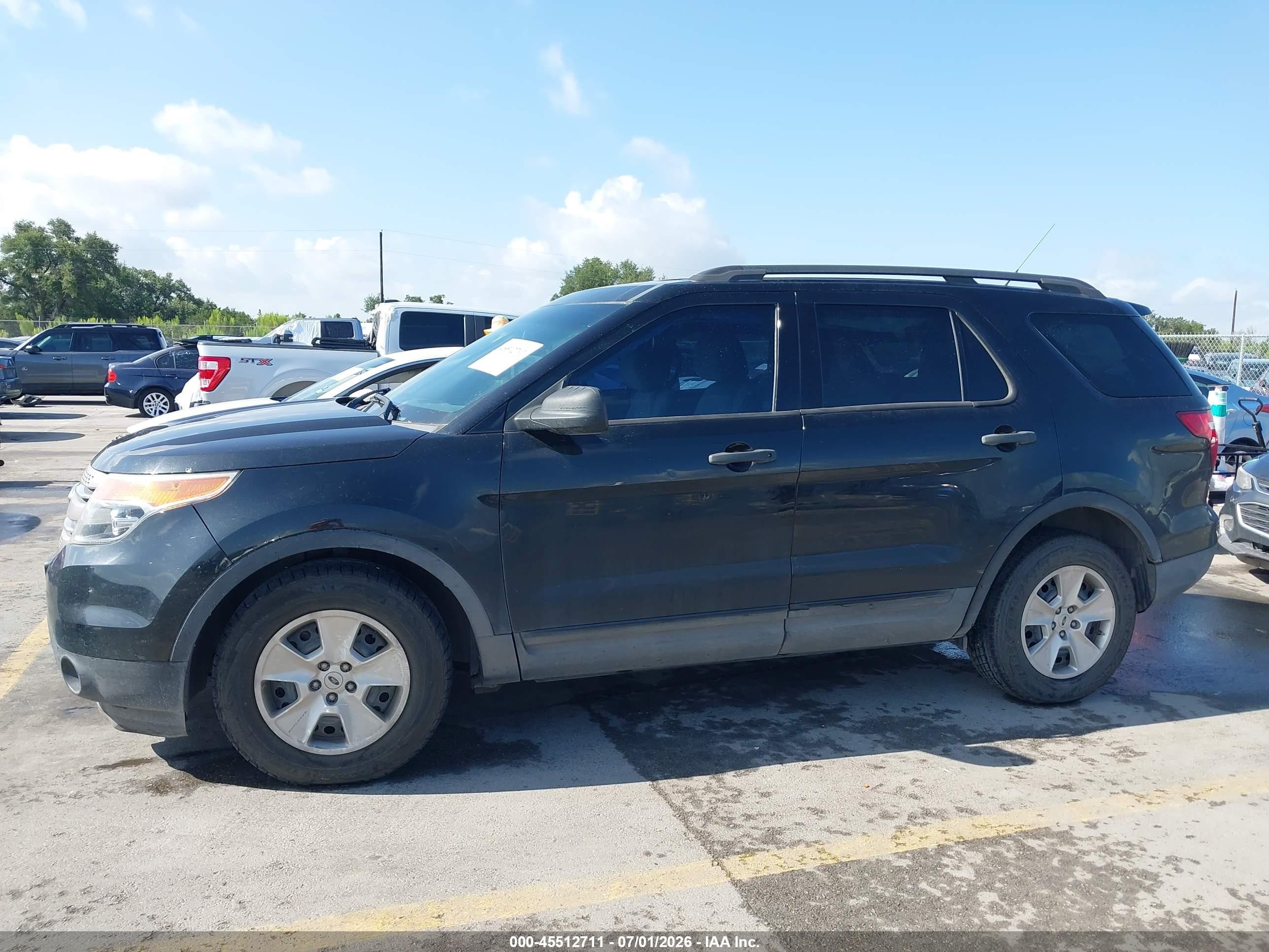 2014 Ford Explorer   Black vin: 1FM5K7B89EGA76516
