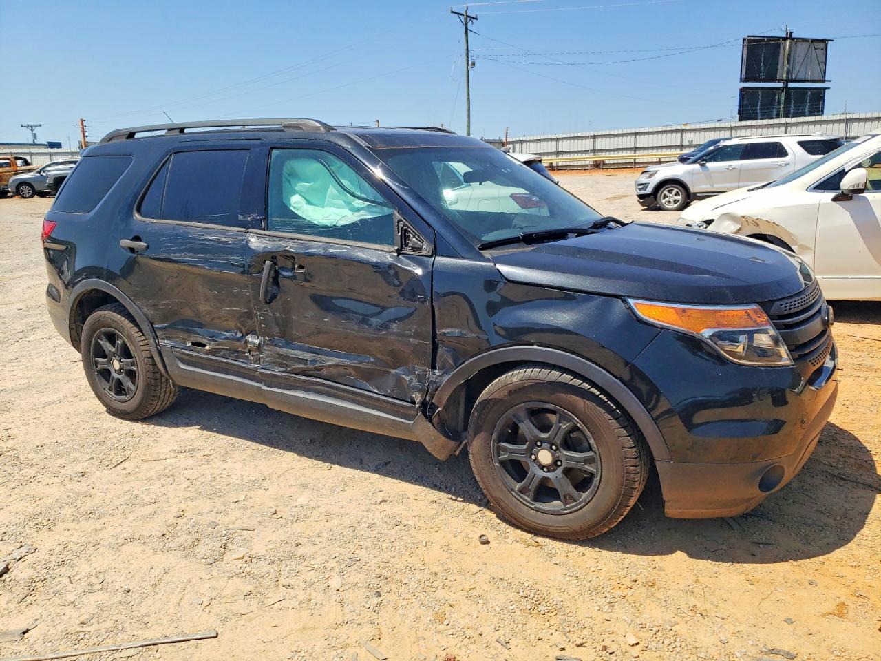 2014 Ford Explorer Black vin: 1FM5K7B89EGA84342