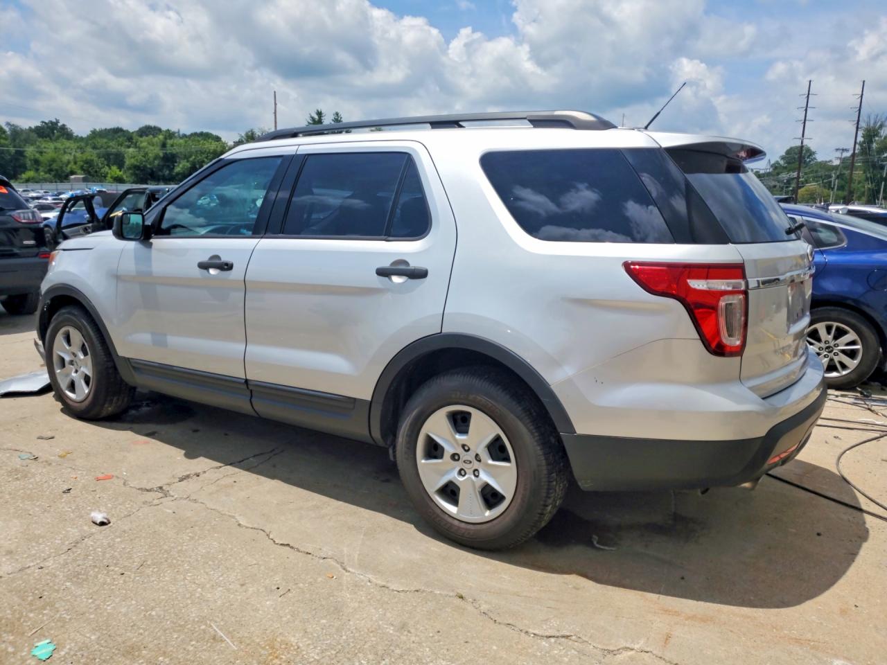 2014 Ford Explorer Silver vin: 1FM5K7B89EGB50646