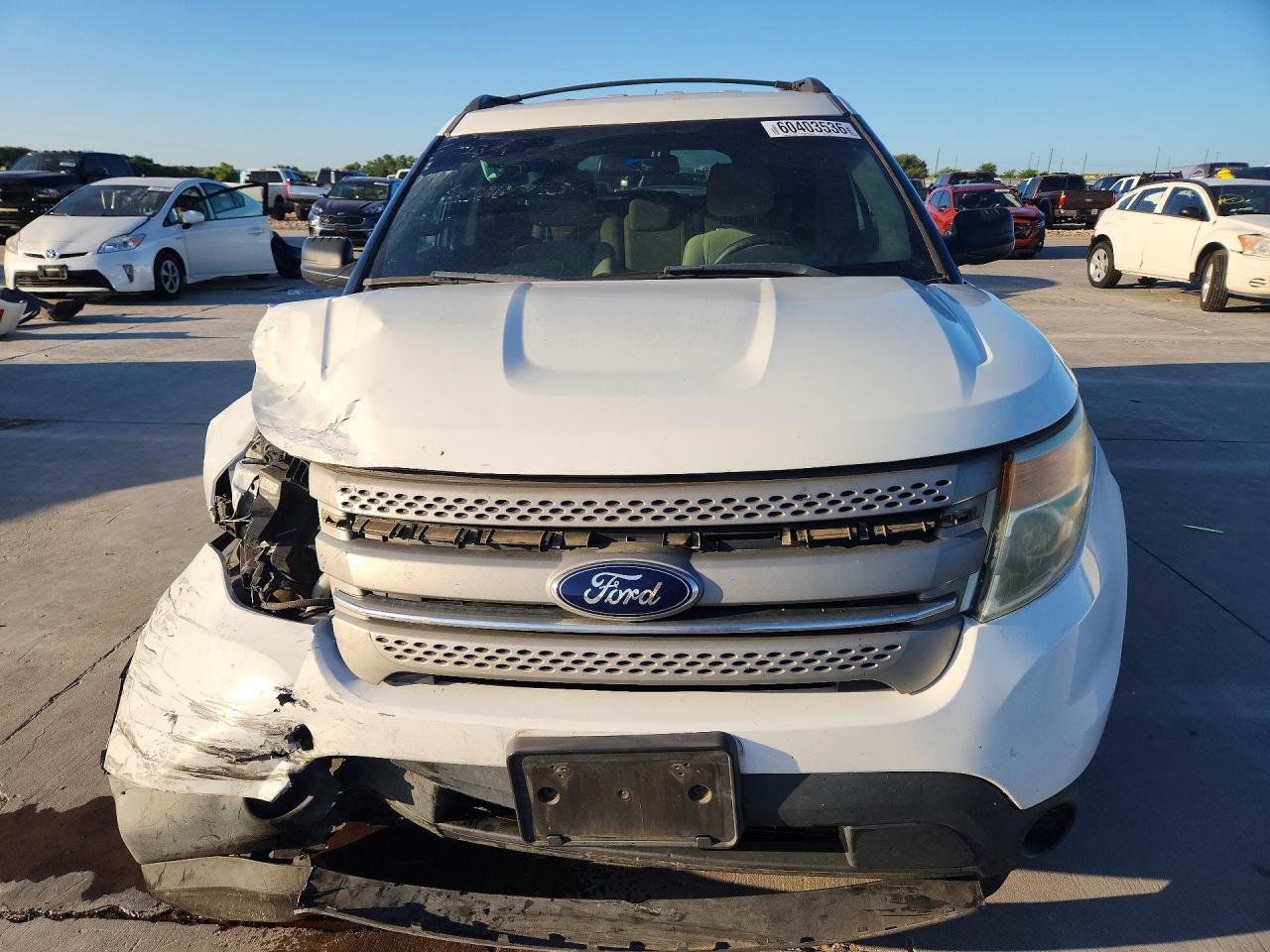 2014 Ford Explorer Белый vin: 1FM5K7B89EGC34658