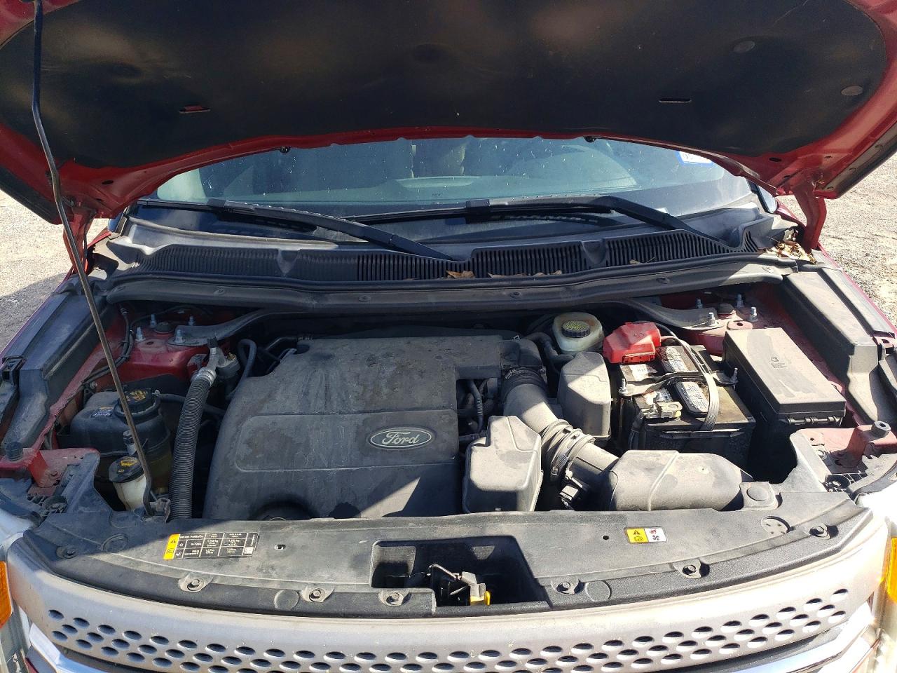 2015 Ford Explorer Red vin: 1FM5K7B89FGB22461