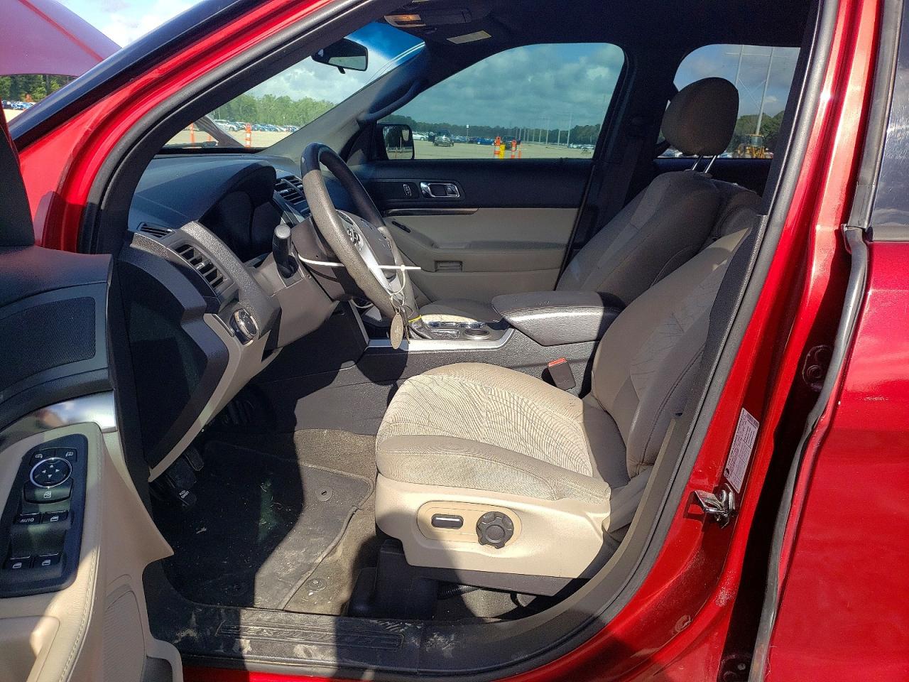 2015 Ford Explorer Red vin: 1FM5K7B89FGB22461