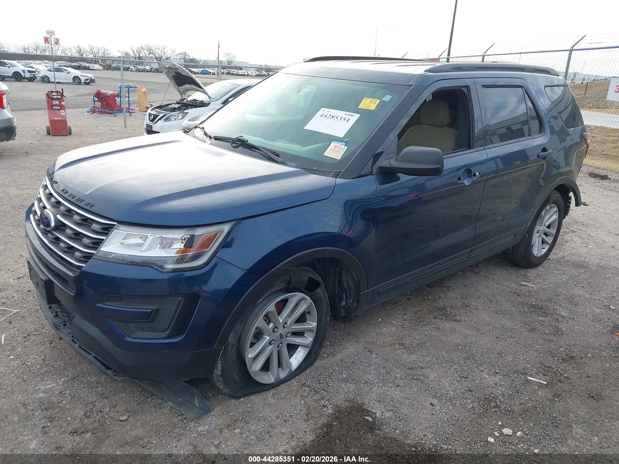 2017 Ford Explorer Blue vin: 1FM5K7B89HGD52892