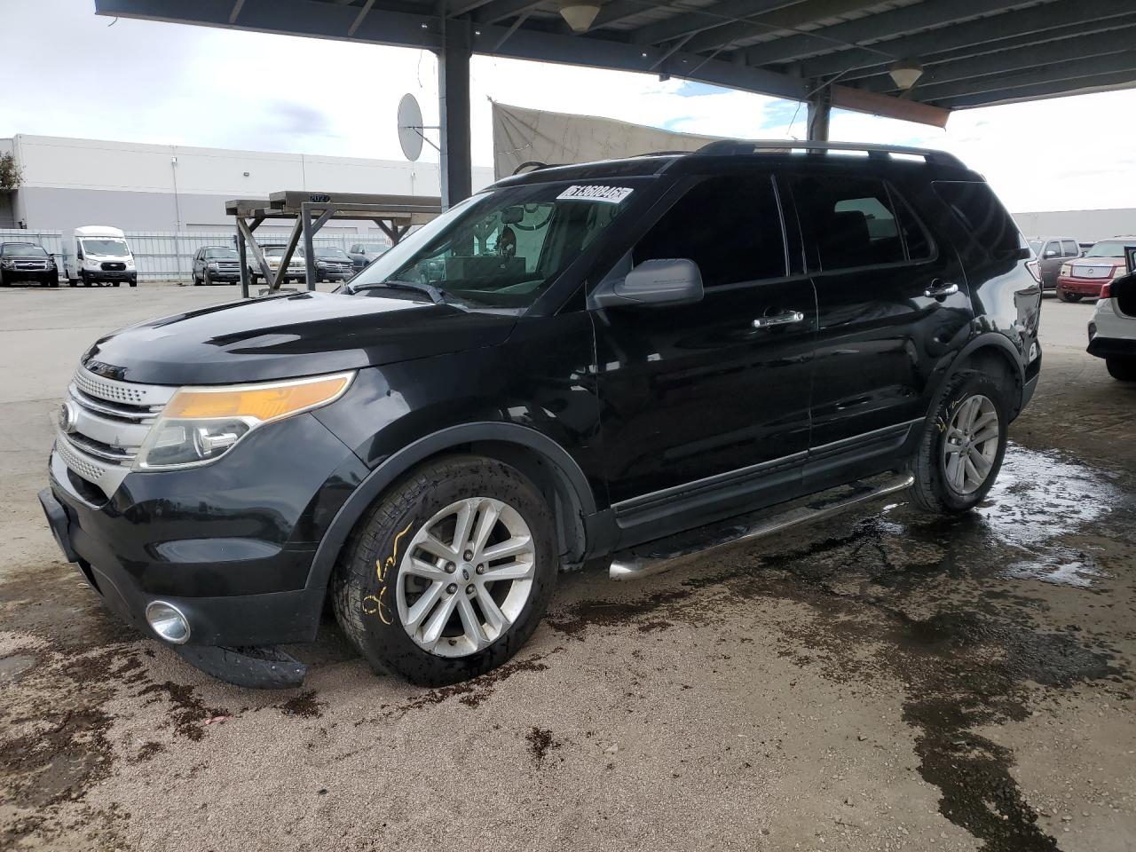 2013 Ford Explorer Black vin: 1FM5K7B8XDGA08045 Damage: Left Front Tire, Worn, Replacement Required