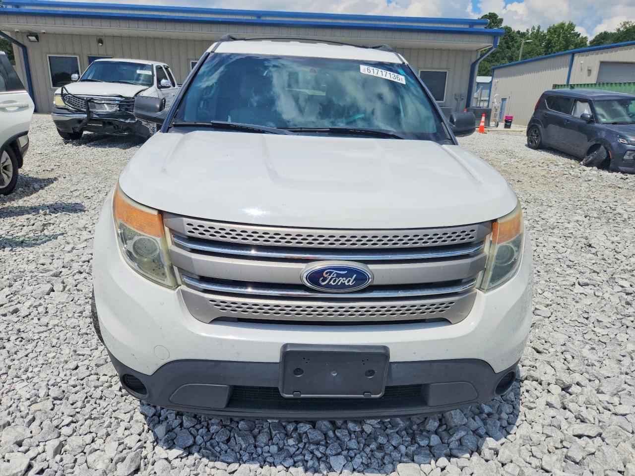 2013 Ford Explorer White vin: 1FM5K7B8XDGA43961