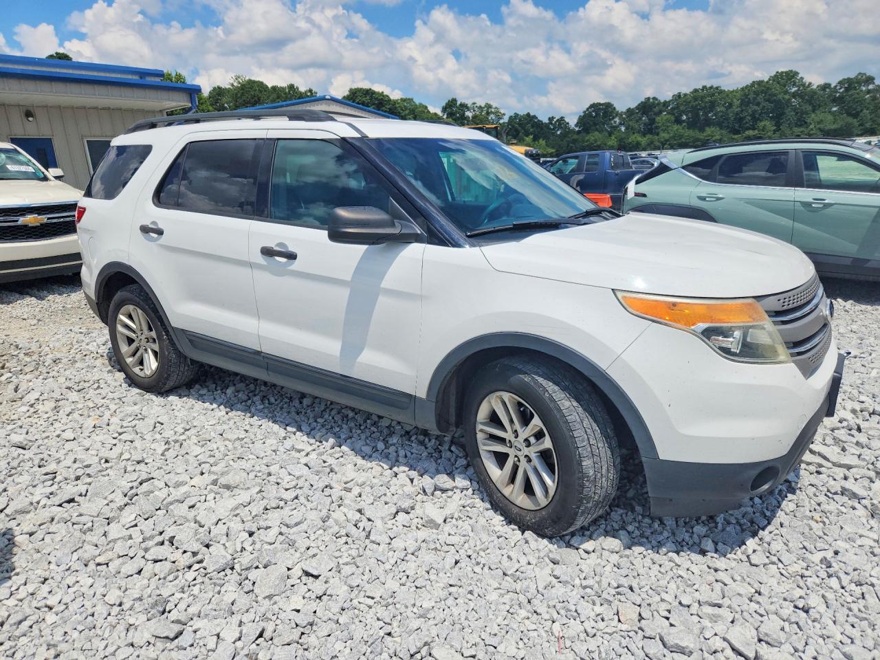 2013 Ford Explorer White vin: 1FM5K7B8XDGA43961