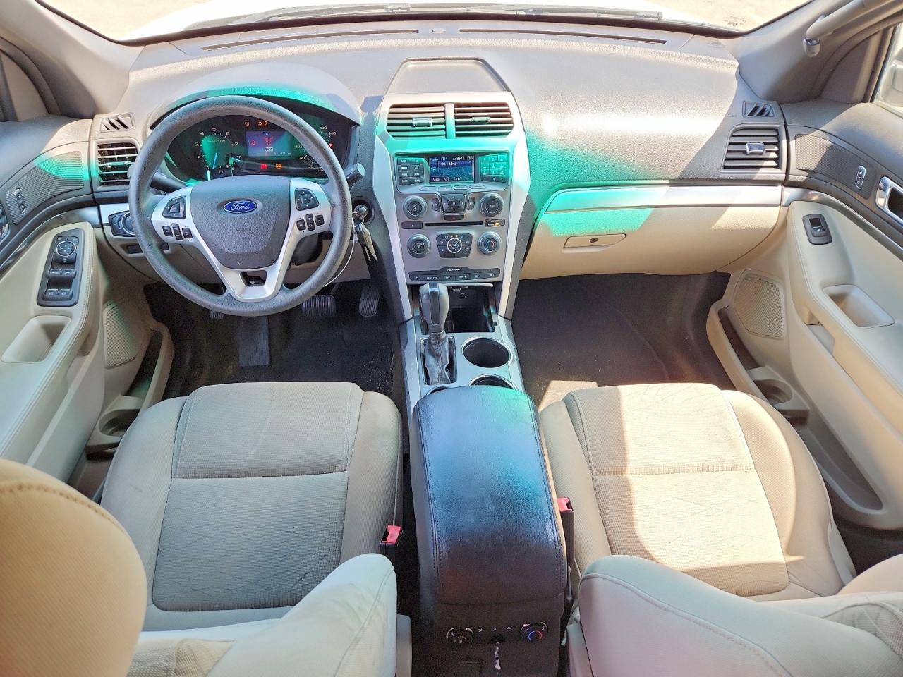 2013 Ford Explorer White vin: 1FM5K7B8XDGC23263