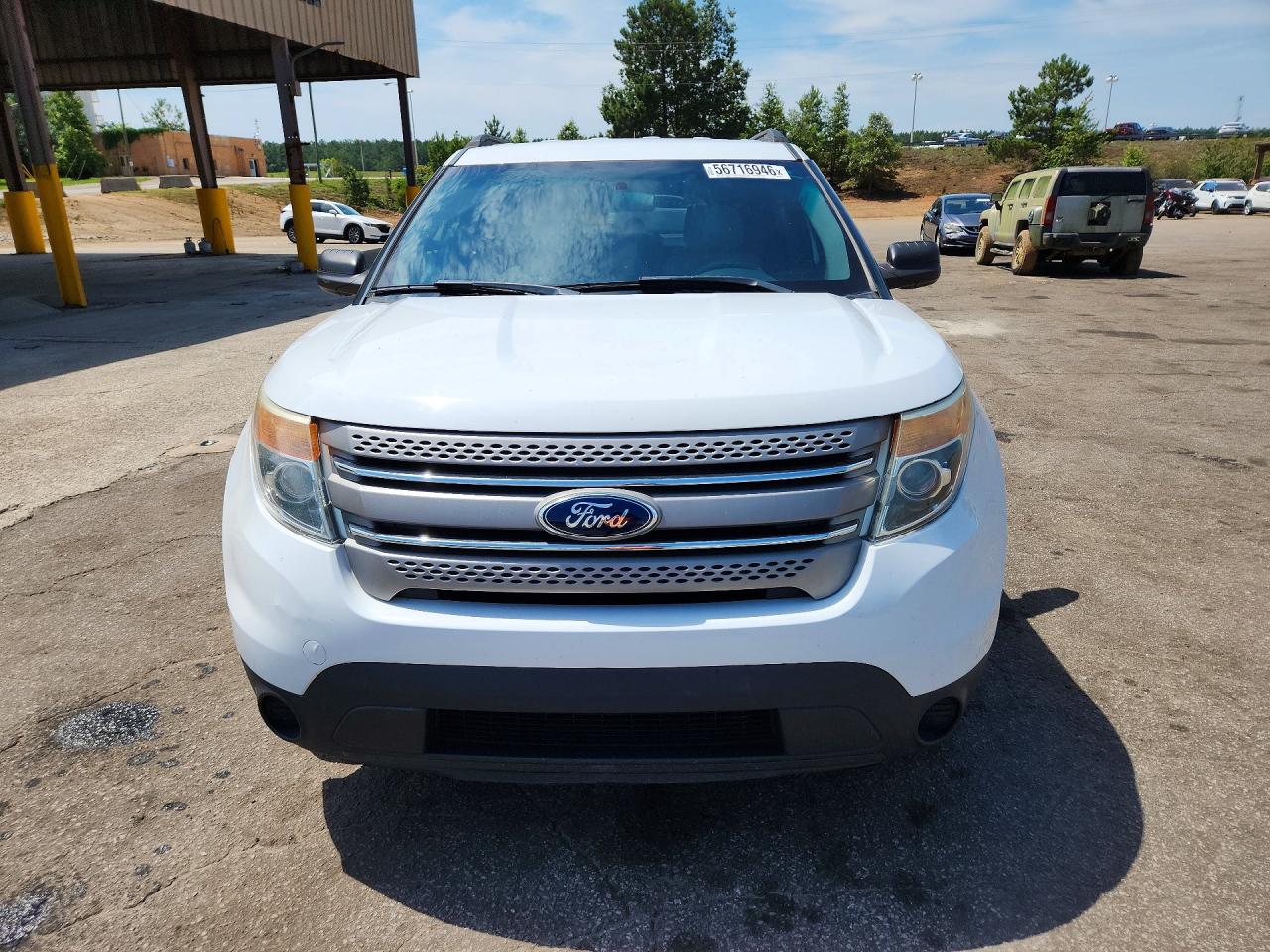 2013 Ford Explorer White vin: 1FM5K7B8XDGC23263