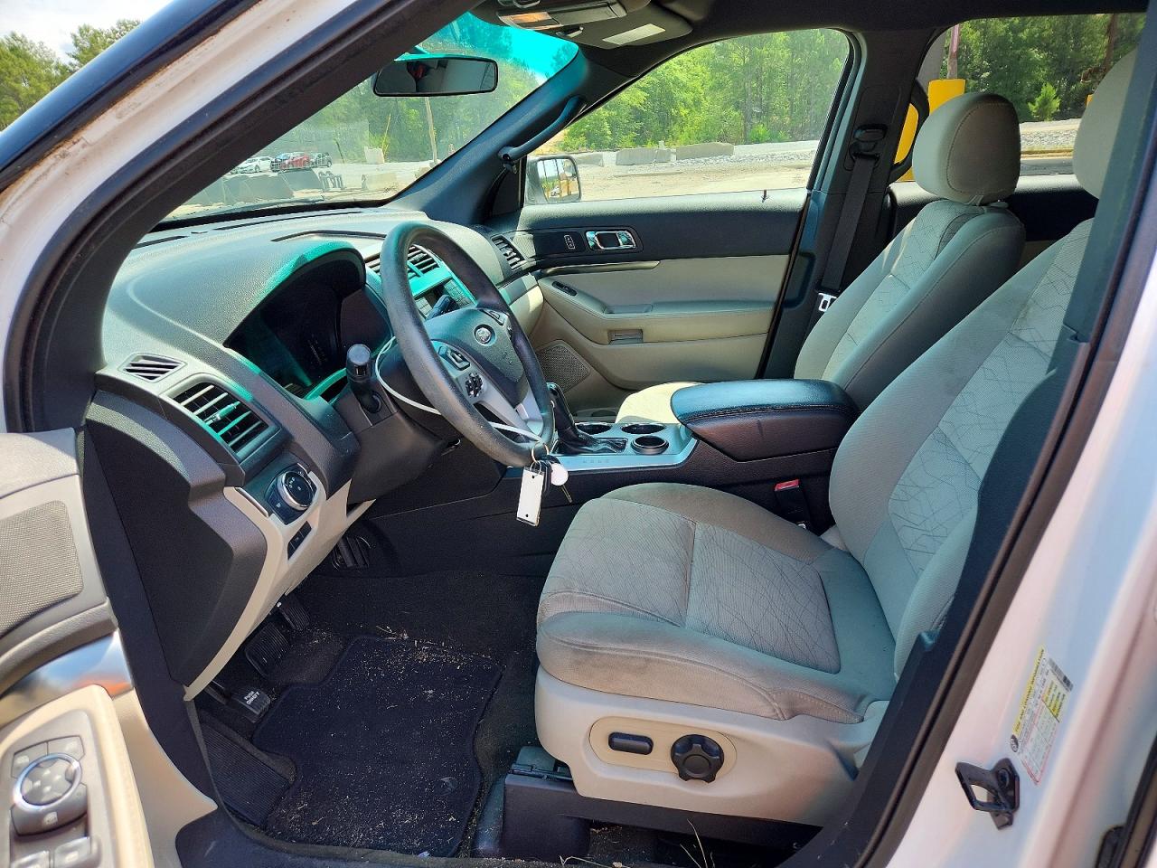 2013 Ford Explorer White vin: 1FM5K7B8XDGC23263