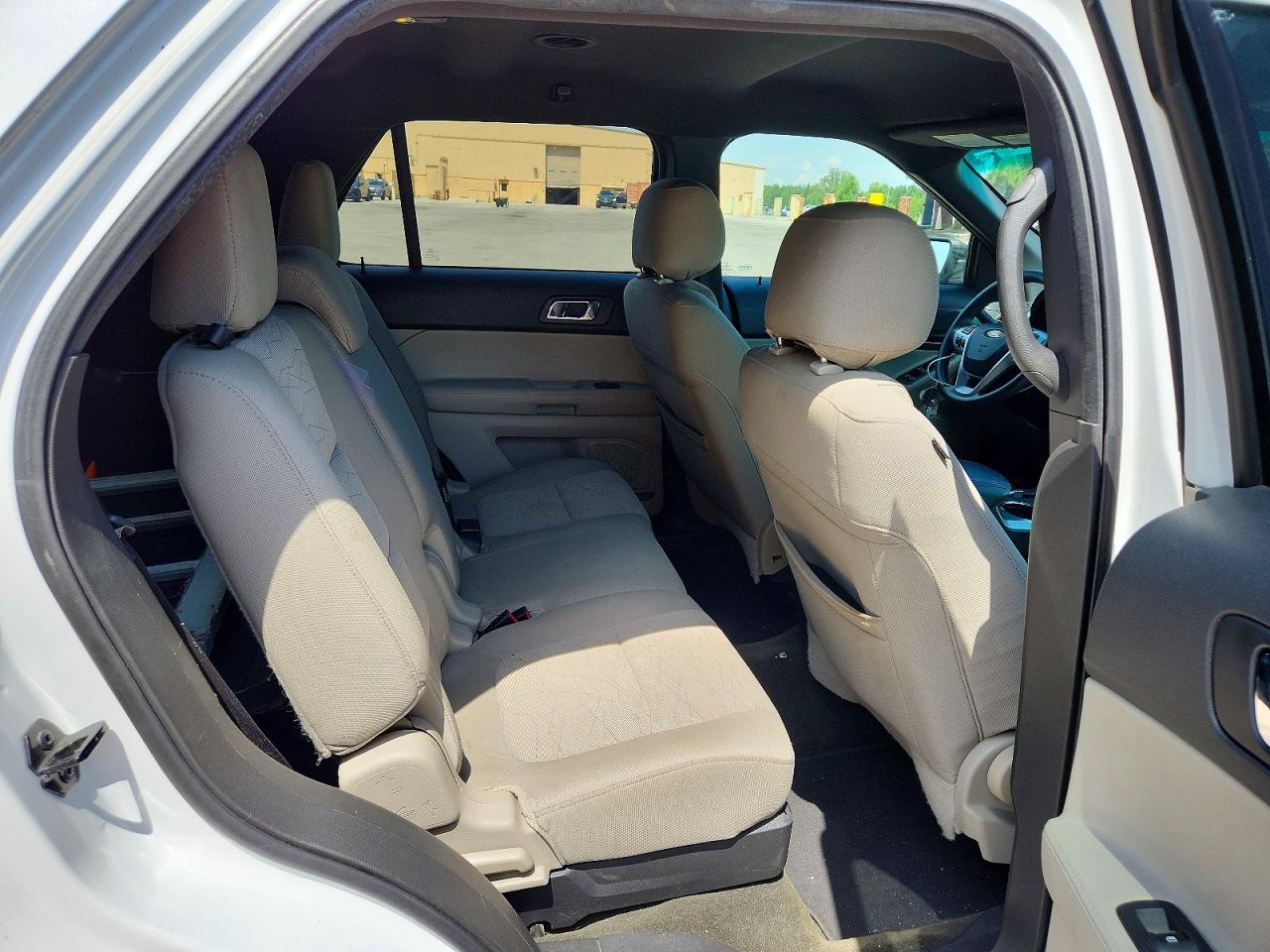 2013 Ford Explorer White vin: 1FM5K7B8XDGC23263