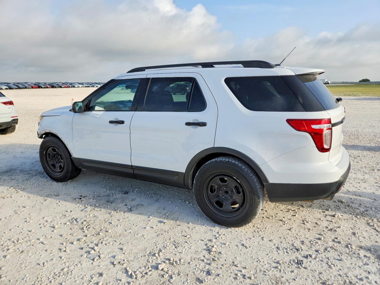 2013 Ford Explorer White vin: 1FM5K7B8XDGC29404