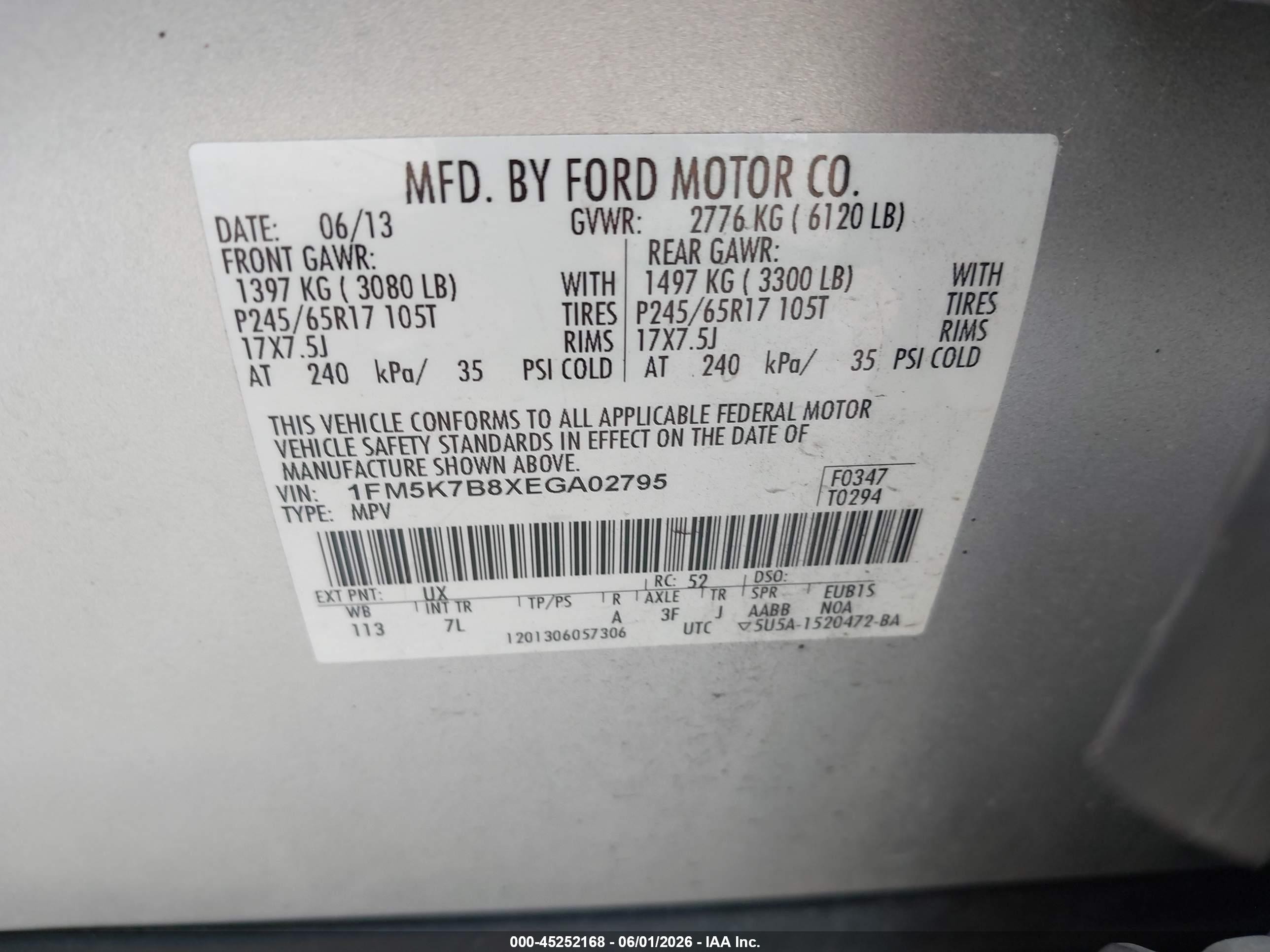 2014 Ford Explorer   Silver vin: 1FM5K7B8XEGA02795