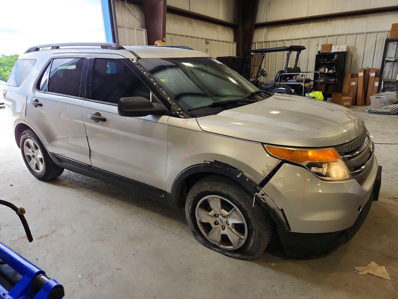 2014 Ford Explorer Silver vin: 1FM5K7B8XEGA03171