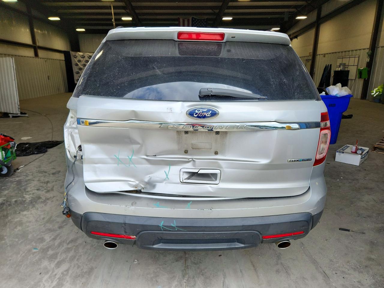 2014 Ford Explorer Silver vin: 1FM5K7B8XEGA03171