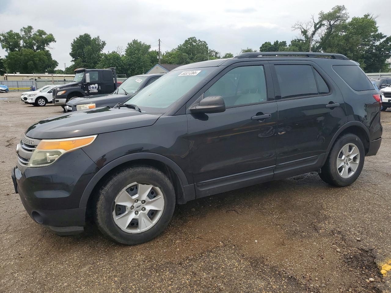 2014 Ford Explorer Black vin: 1FM5K7B8XEGA49048