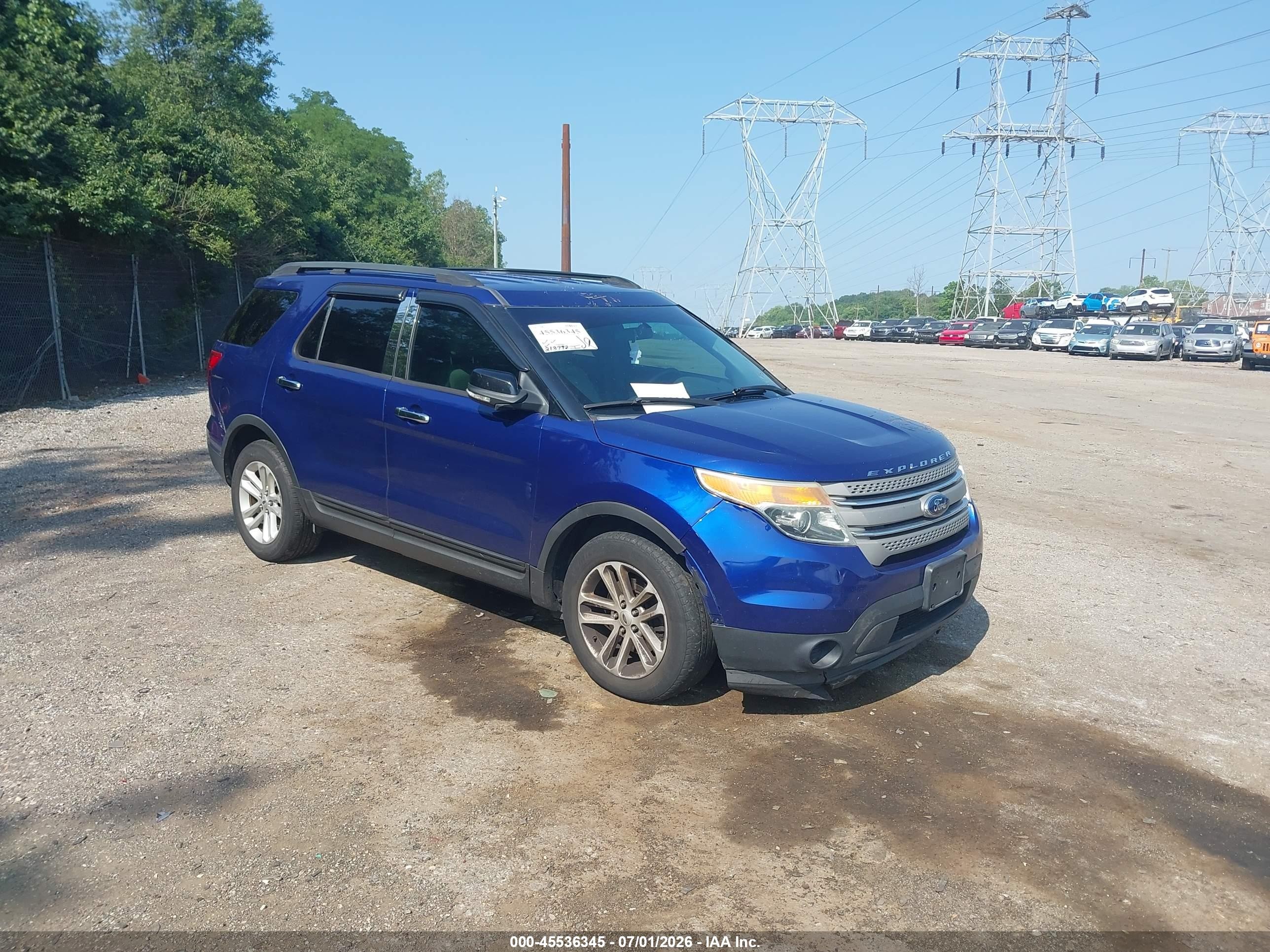 2015 Ford Explorer   Blue vin: 1FM5K7B8XFGA44109