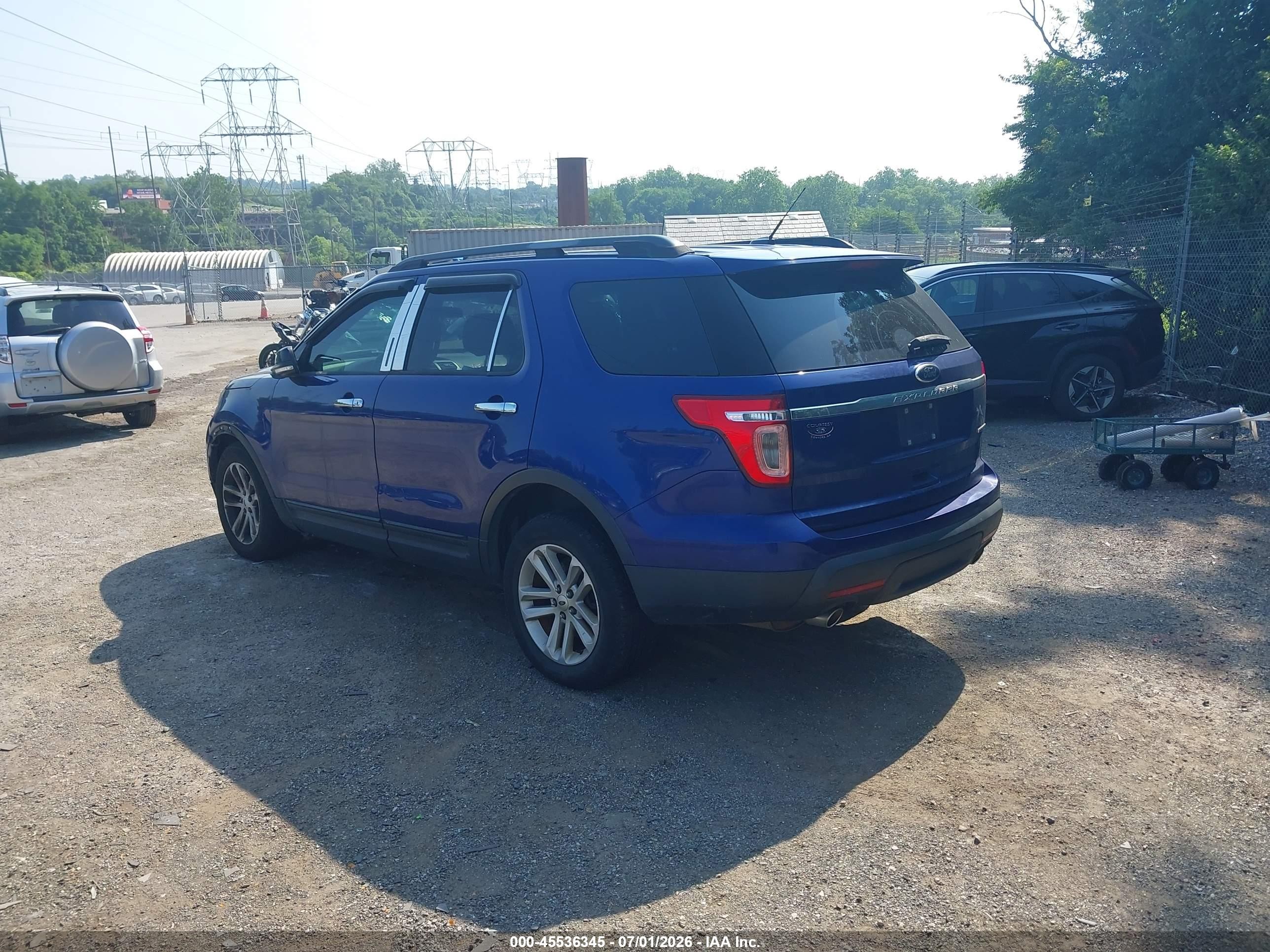 2015 Ford Explorer   Blue vin: 1FM5K7B8XFGA44109