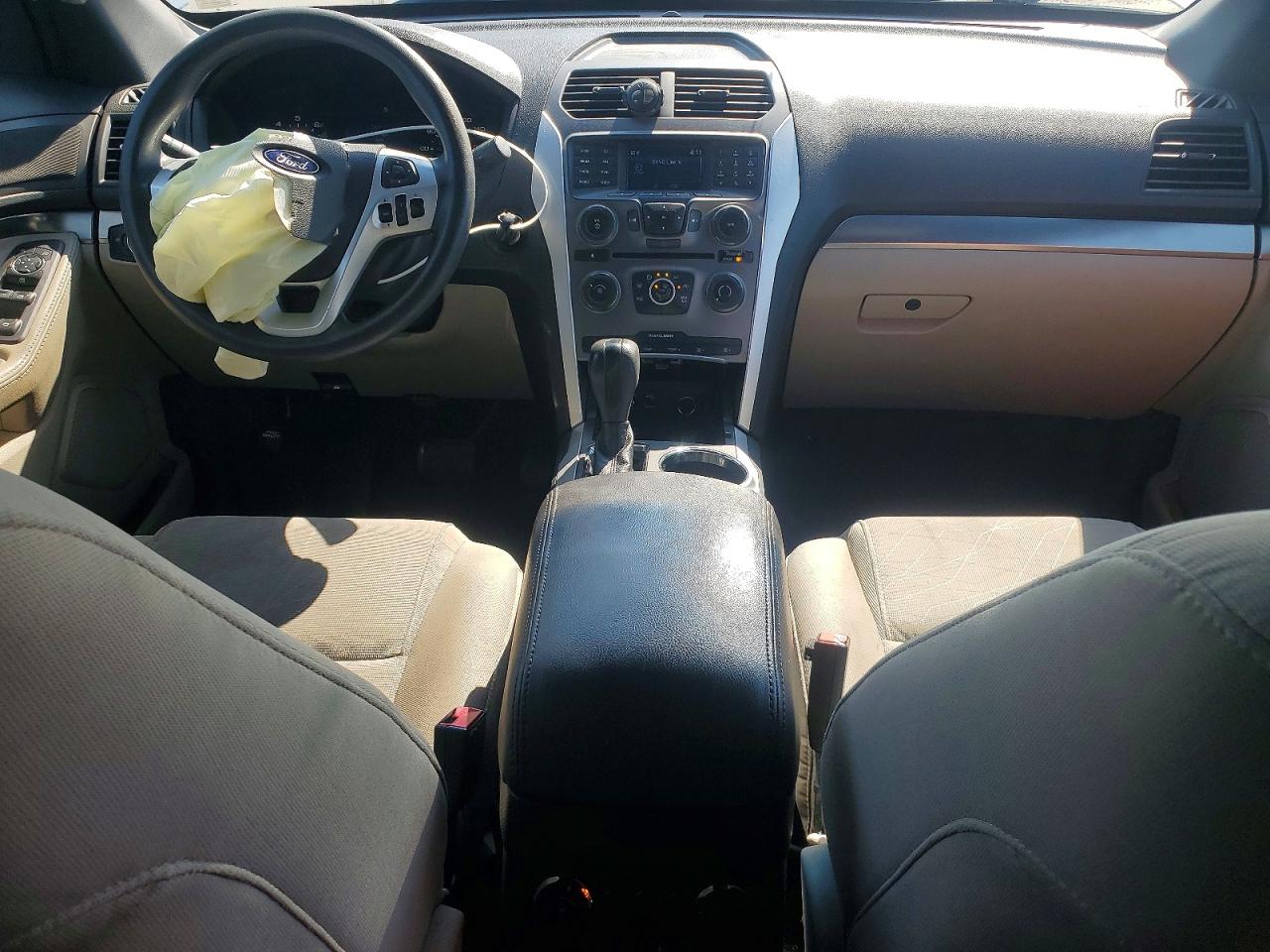 2015 Ford Explorer White vin: 1FM5K7B8XFGA64621