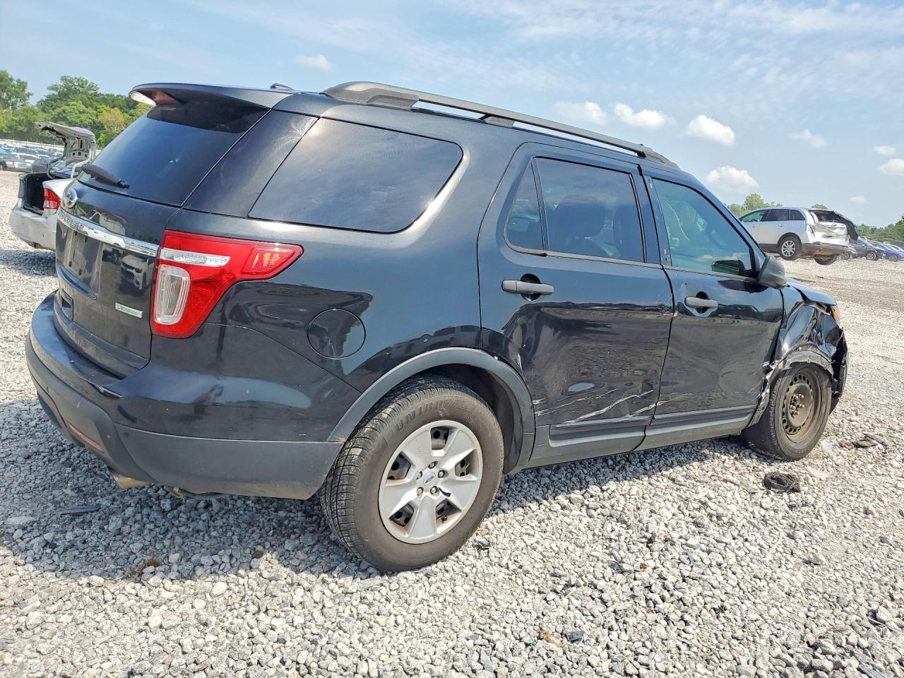 2014 Ford Explorer Black vin: 1FM5K7B90EGC59974
