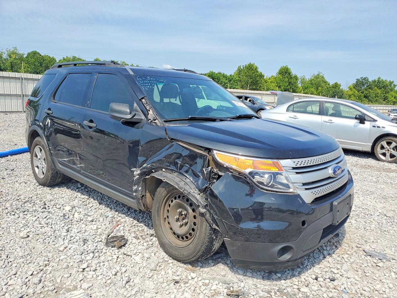 2014 Ford Explorer Black vin: 1FM5K7B90EGC59974