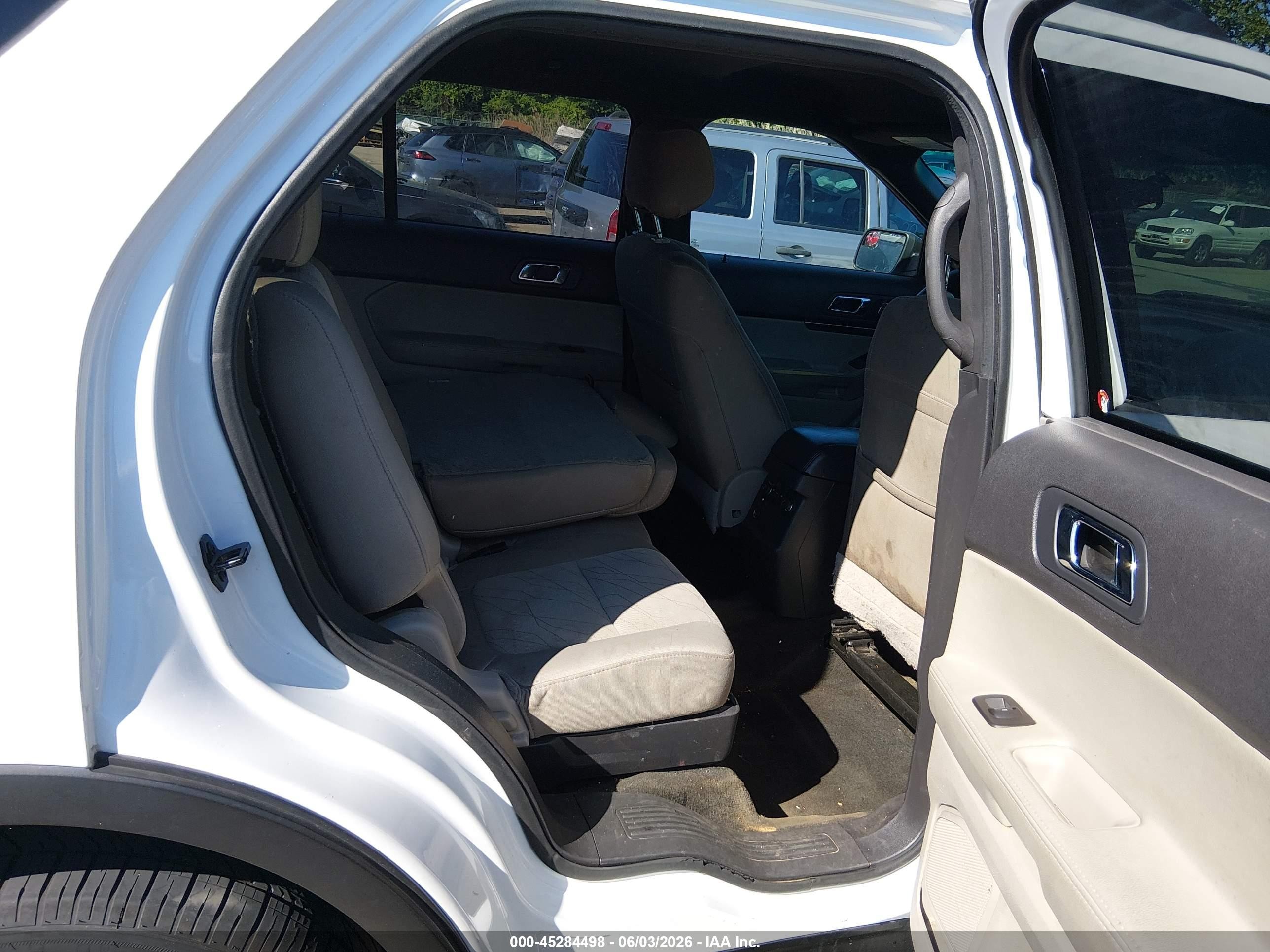 2015 Ford Explorer White vin: 1FM5K7B91FGB03783