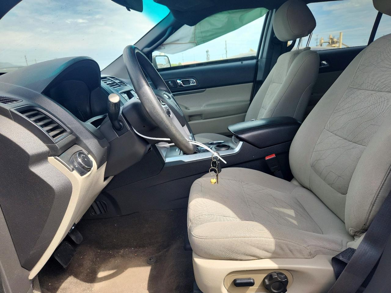 2014 Ford Explorer White vin: 1FM5K7B96EGA43952