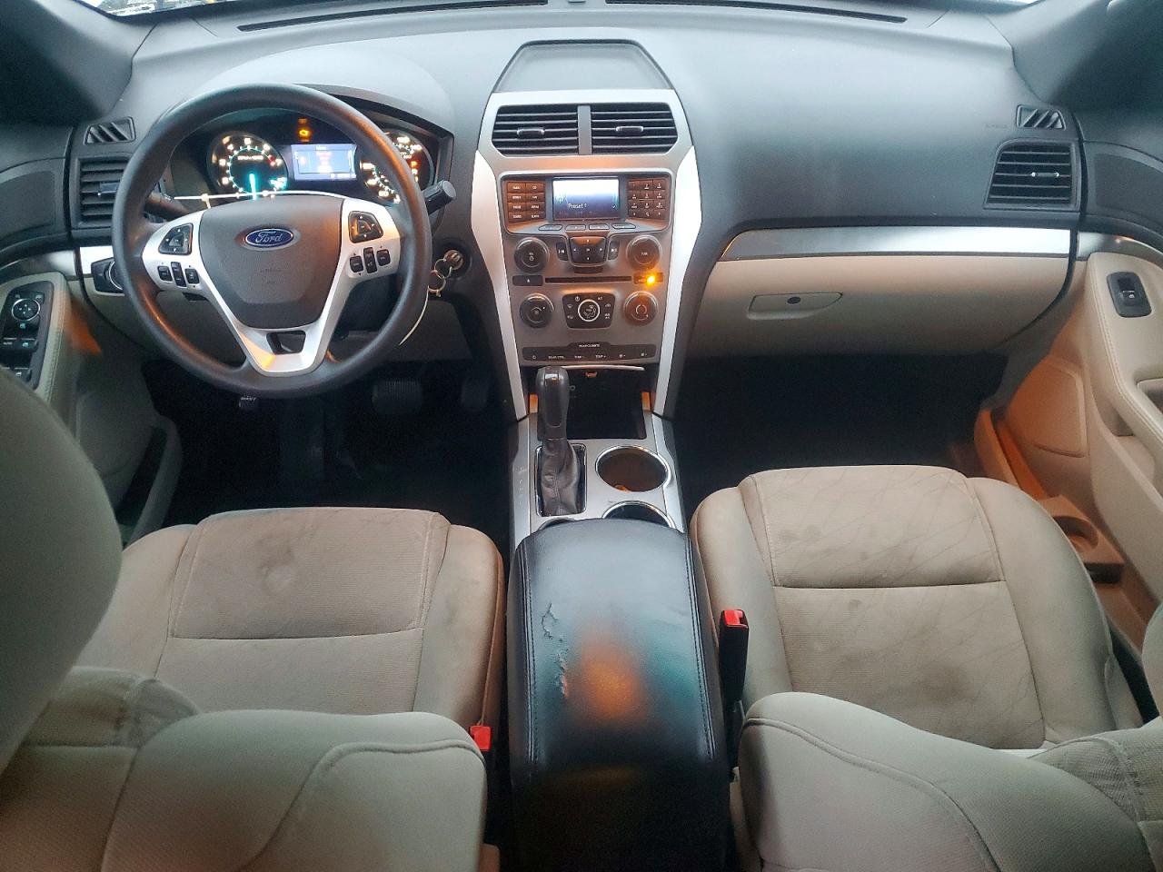 2013 Ford Explorer White vin: 1FM5K7B97DGB76900