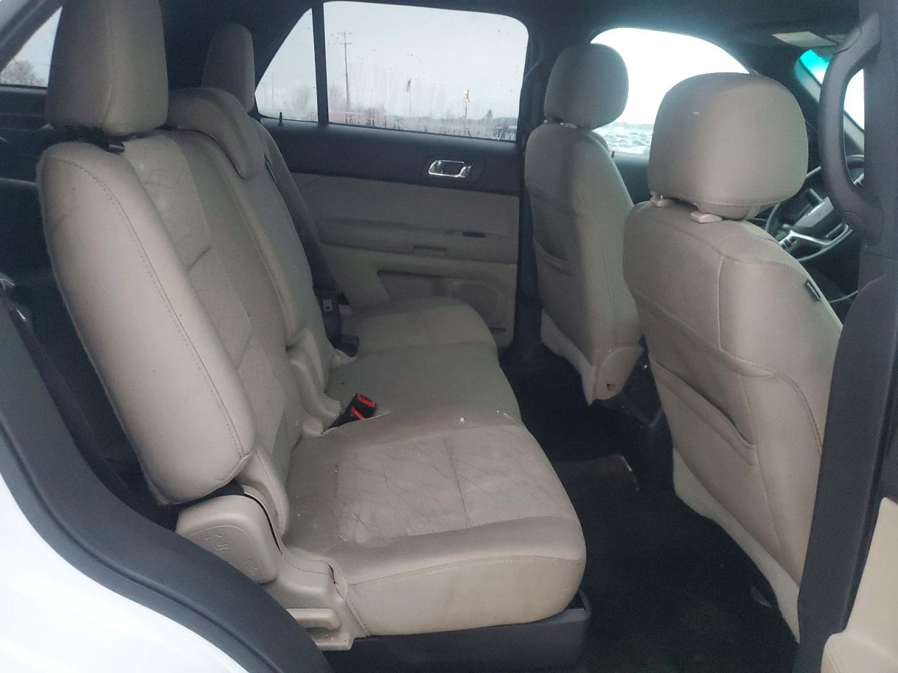 2013 Ford Explorer White vin: 1FM5K7B97DGB76900