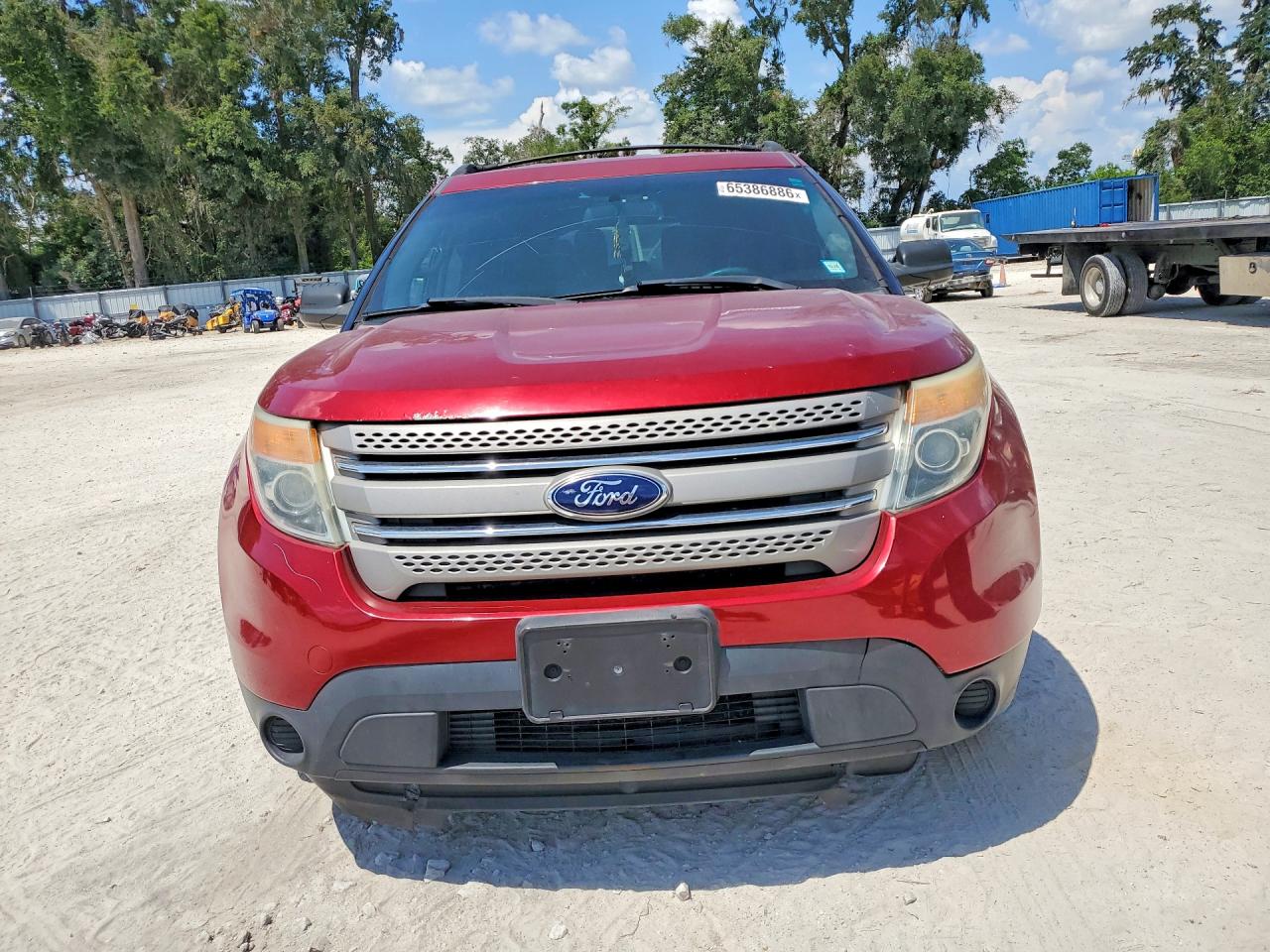 2015 Ford Explorer Красный vin: 1FM5K7B97FGB33015
