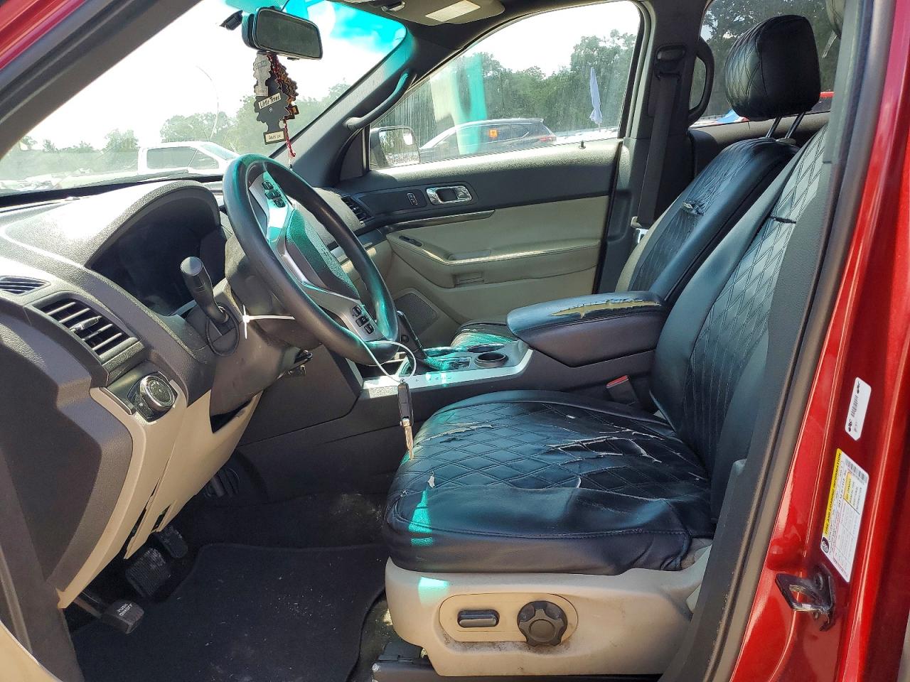 2015 Ford Explorer Красный vin: 1FM5K7B97FGB33015