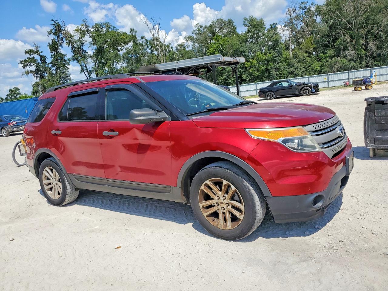2015 Ford Explorer Красный vin: 1FM5K7B97FGB33015