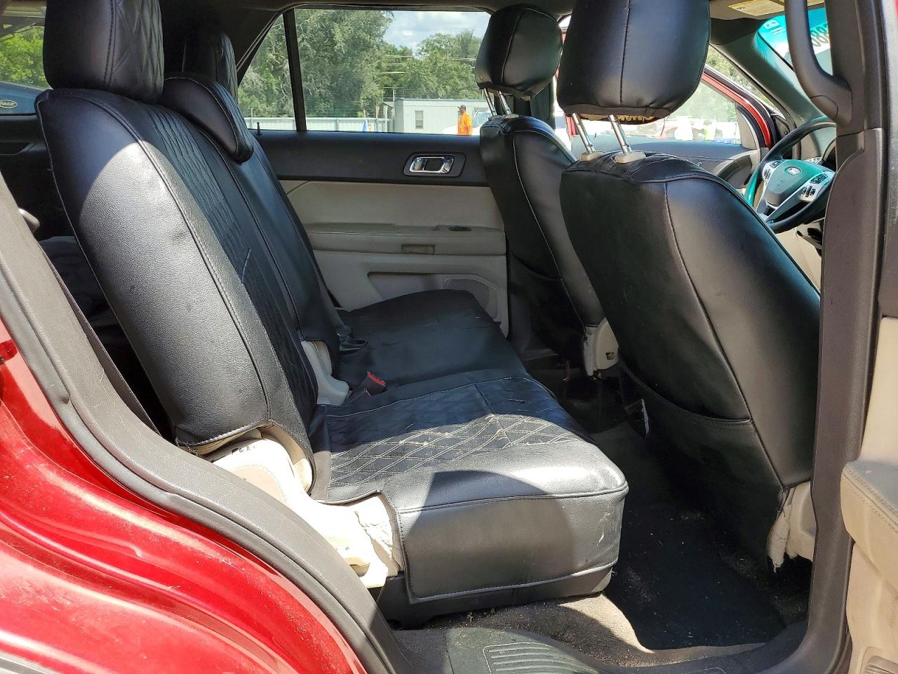 2015 Ford Explorer Красный vin: 1FM5K7B97FGB33015