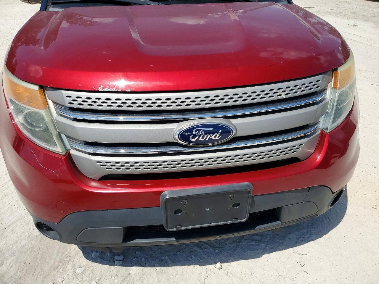 2015 Ford Explorer Красный vin: 1FM5K7B97FGB33015