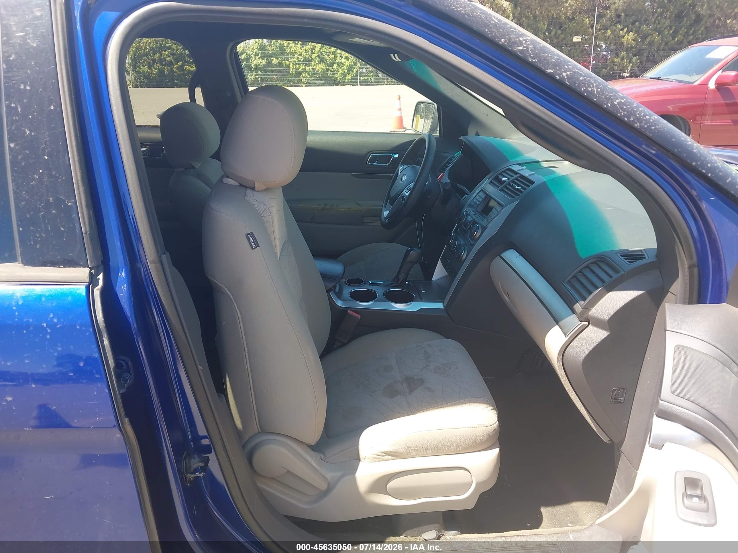 2013 Ford Explorer   Blue vin: 1FM5K7B99DGC00341