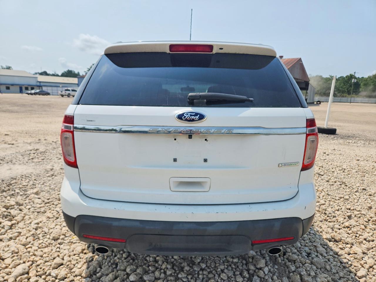 2015 Ford Explorer Белый vin: 1FM5K7B99FGB13686